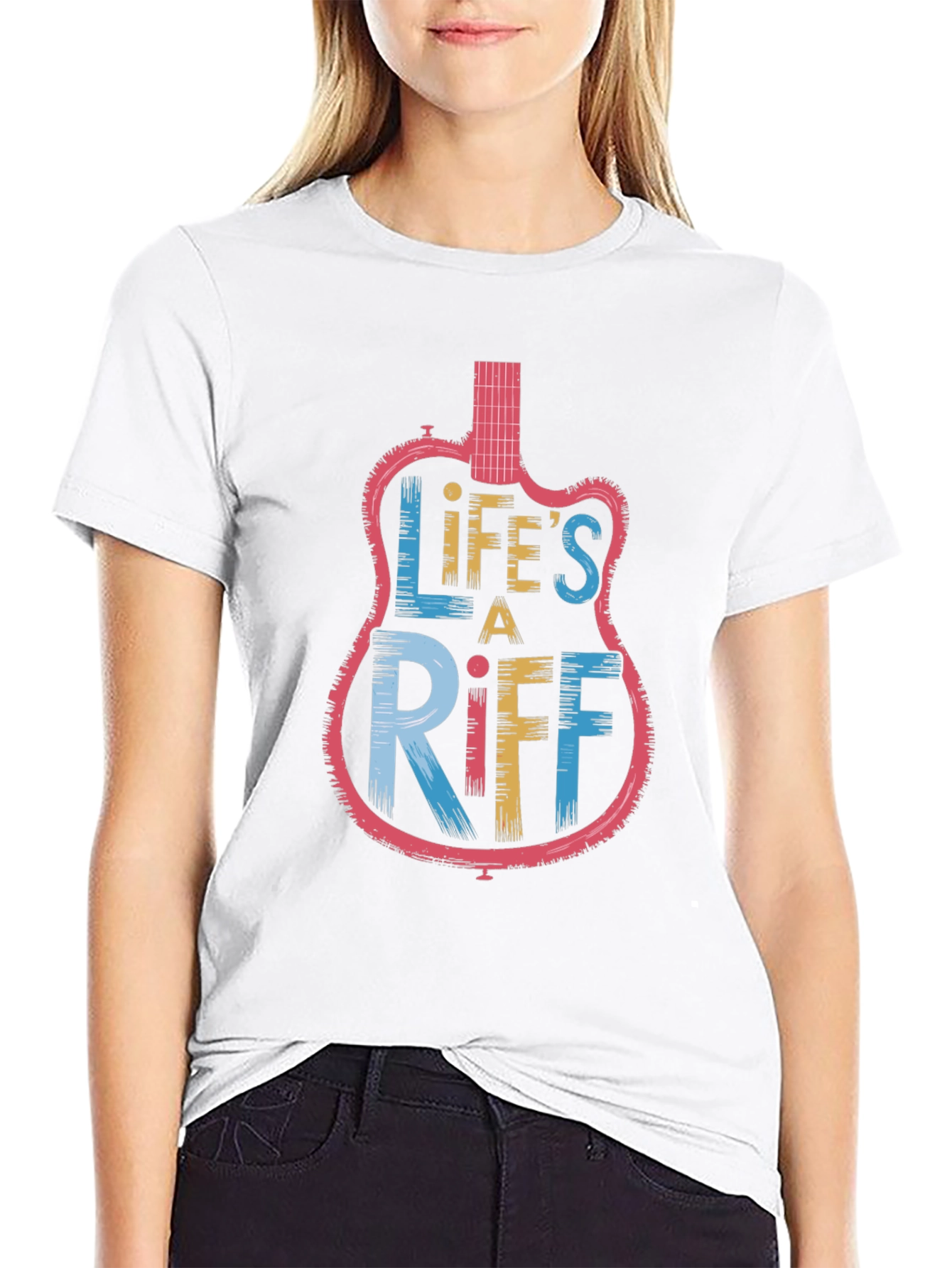 Lifes a Riff Graphic Tee - Musician Style