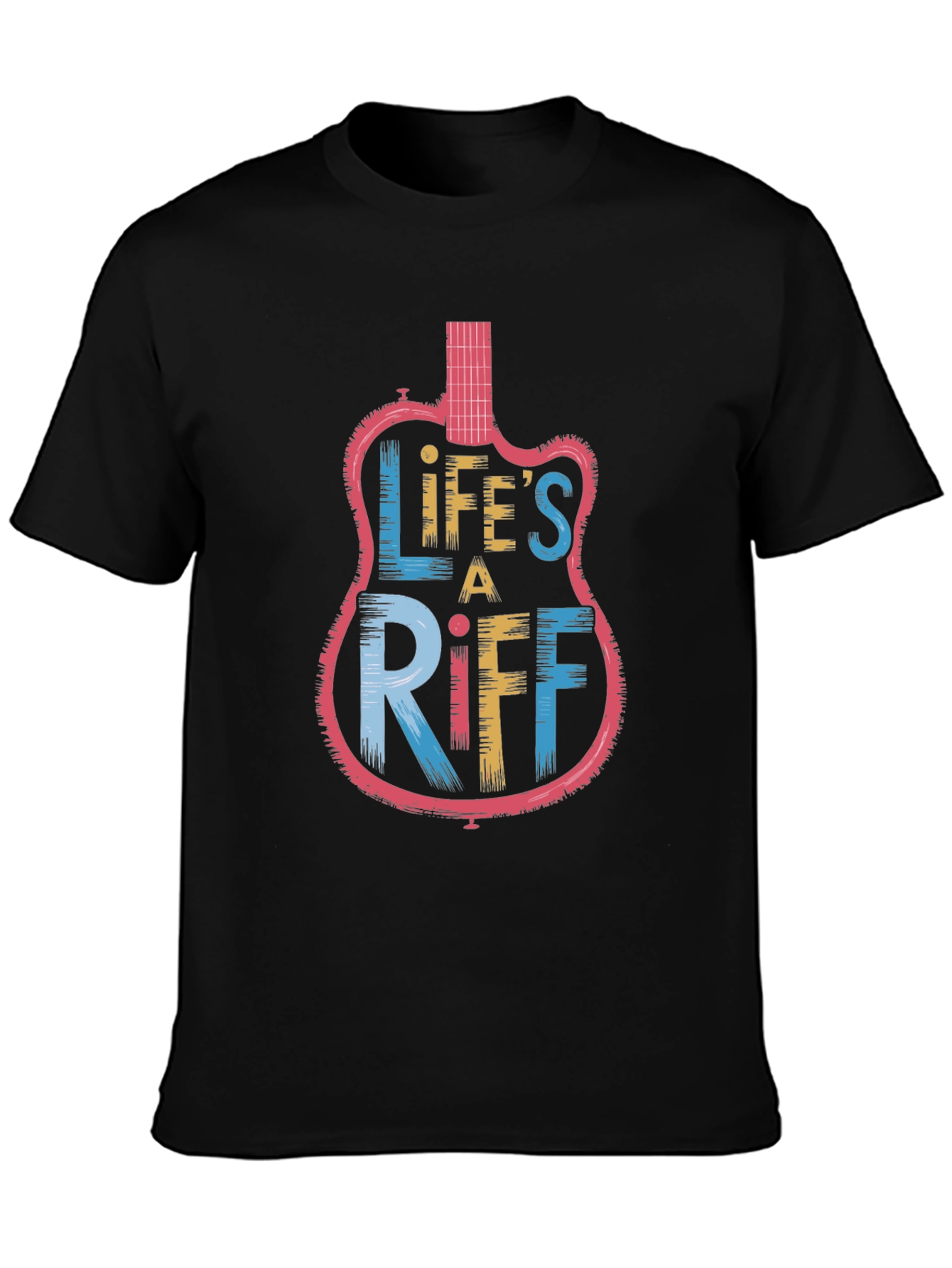 Lifes a Riff Graphic Tee - Musician Style