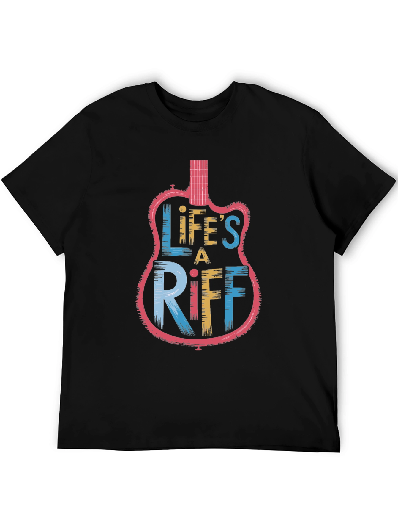 Lifes a Riff Graphic Tee - Musician Style