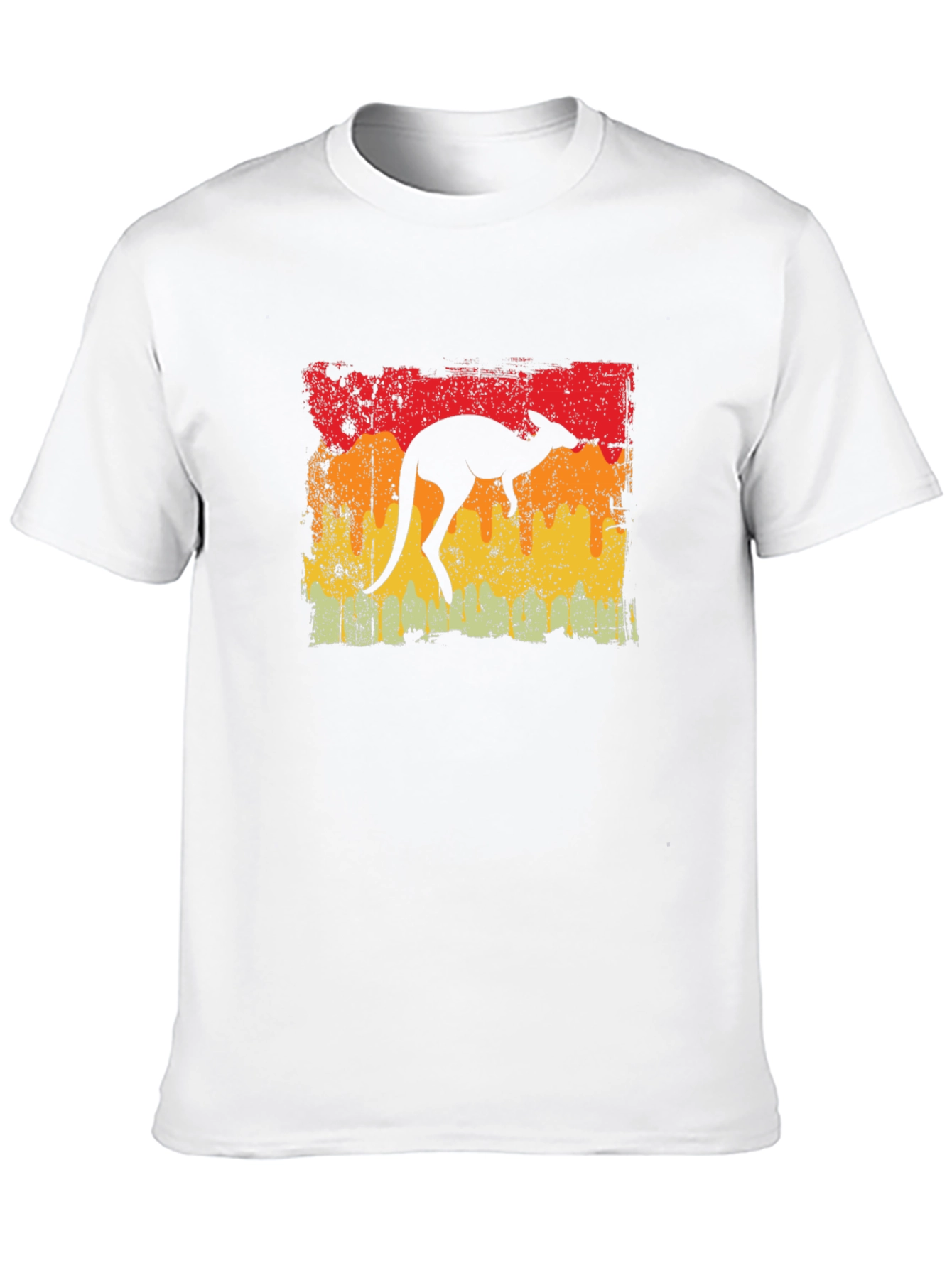 Retro Kangaroo Graphic T-Shirt