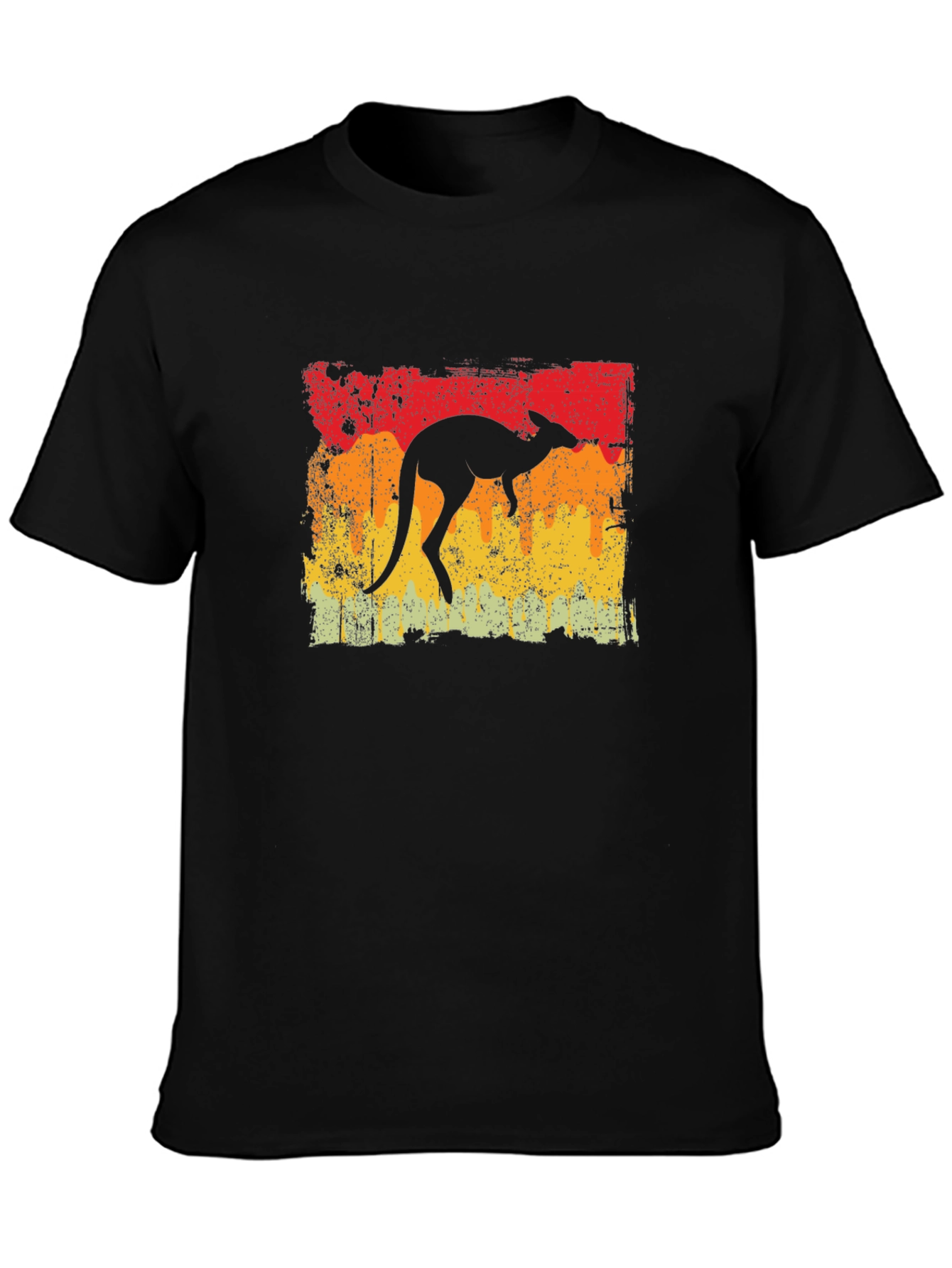 Retro Kangaroo Graphic T-Shirt