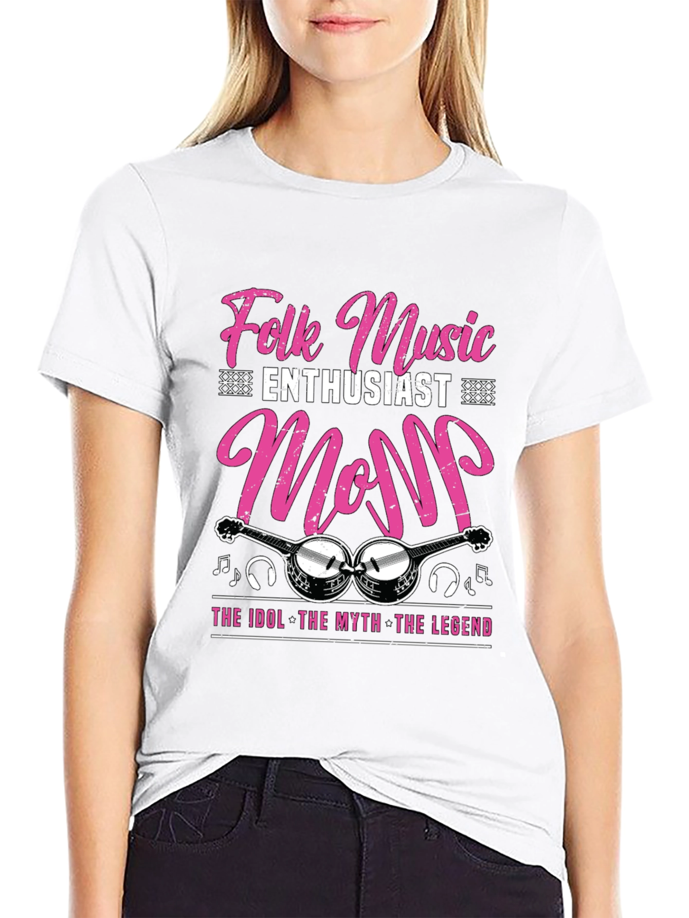 Folk Music Enthusiast Mom T-Shirt