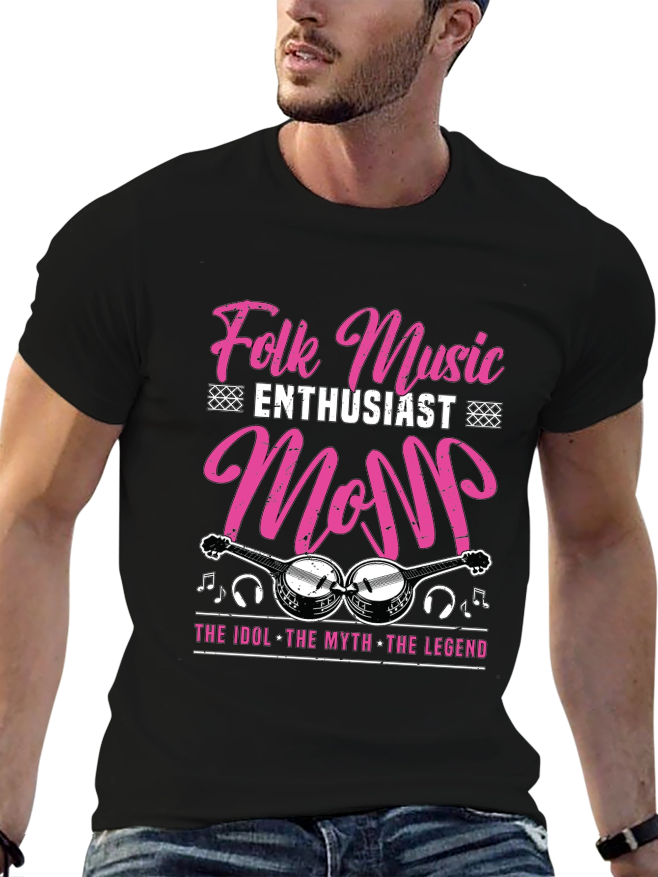 Folk Music Enthusiast Mom T-Shirt