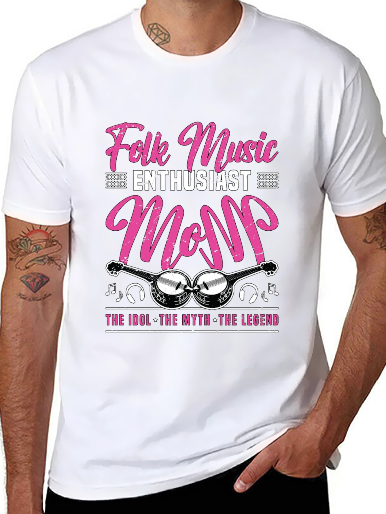 Folk Music Enthusiast Mom T-Shirt