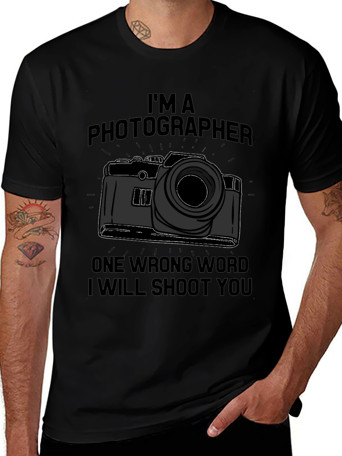 Photographer T-Shirt - Funny Camera Graphic Tee