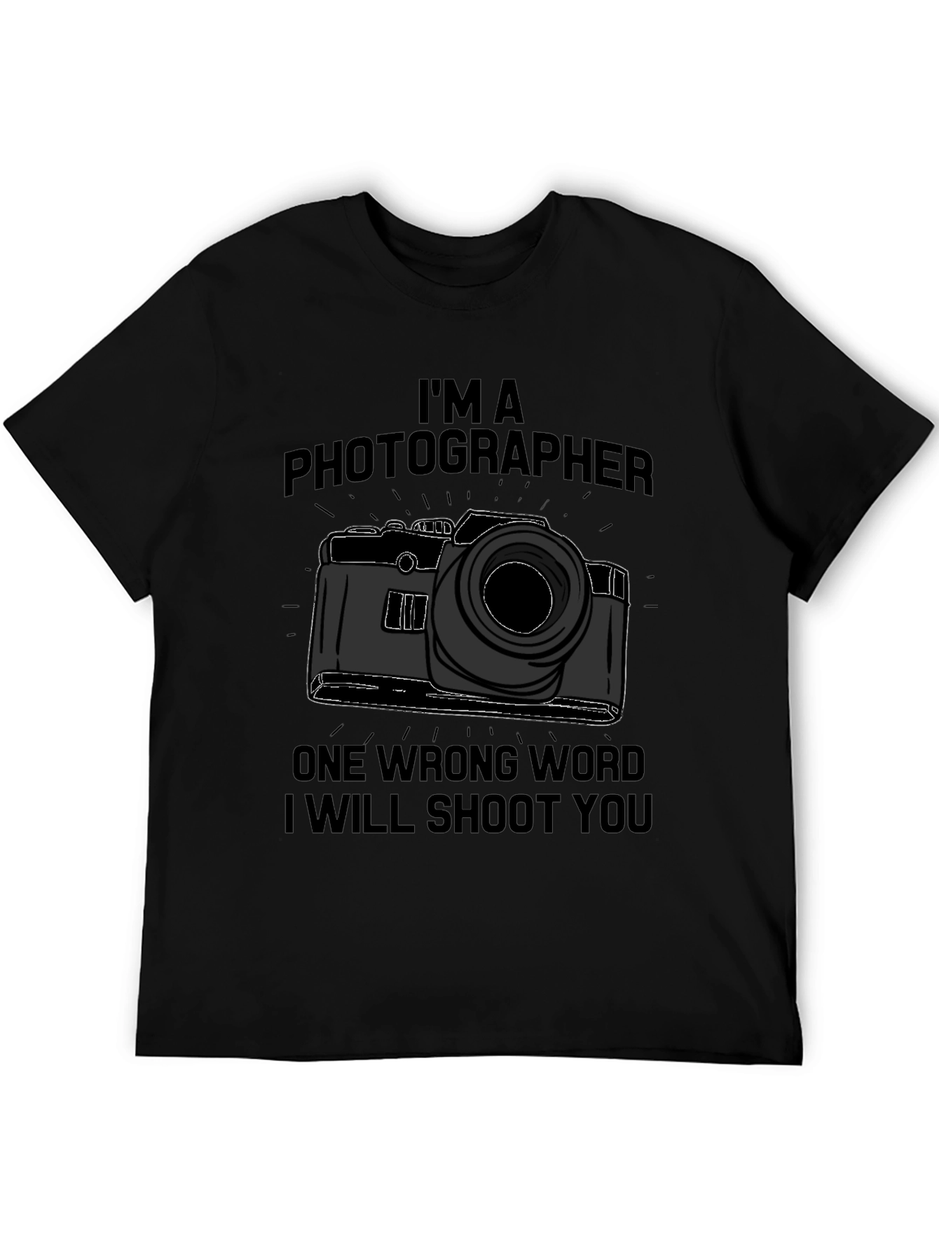 Photographer T-Shirt - Funny Camera Graphic Tee