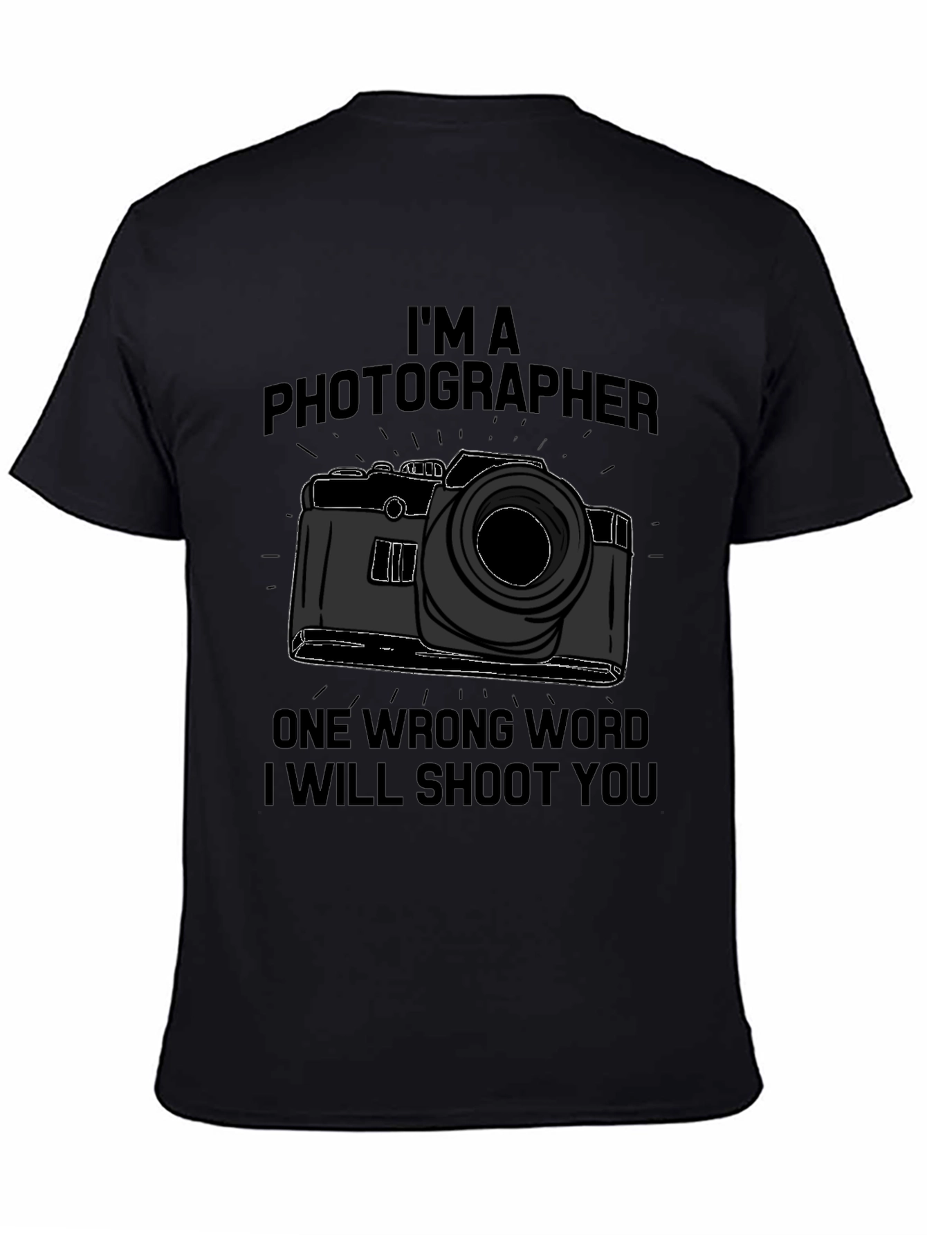 Photographer T-Shirt - Funny Camera Graphic Tee