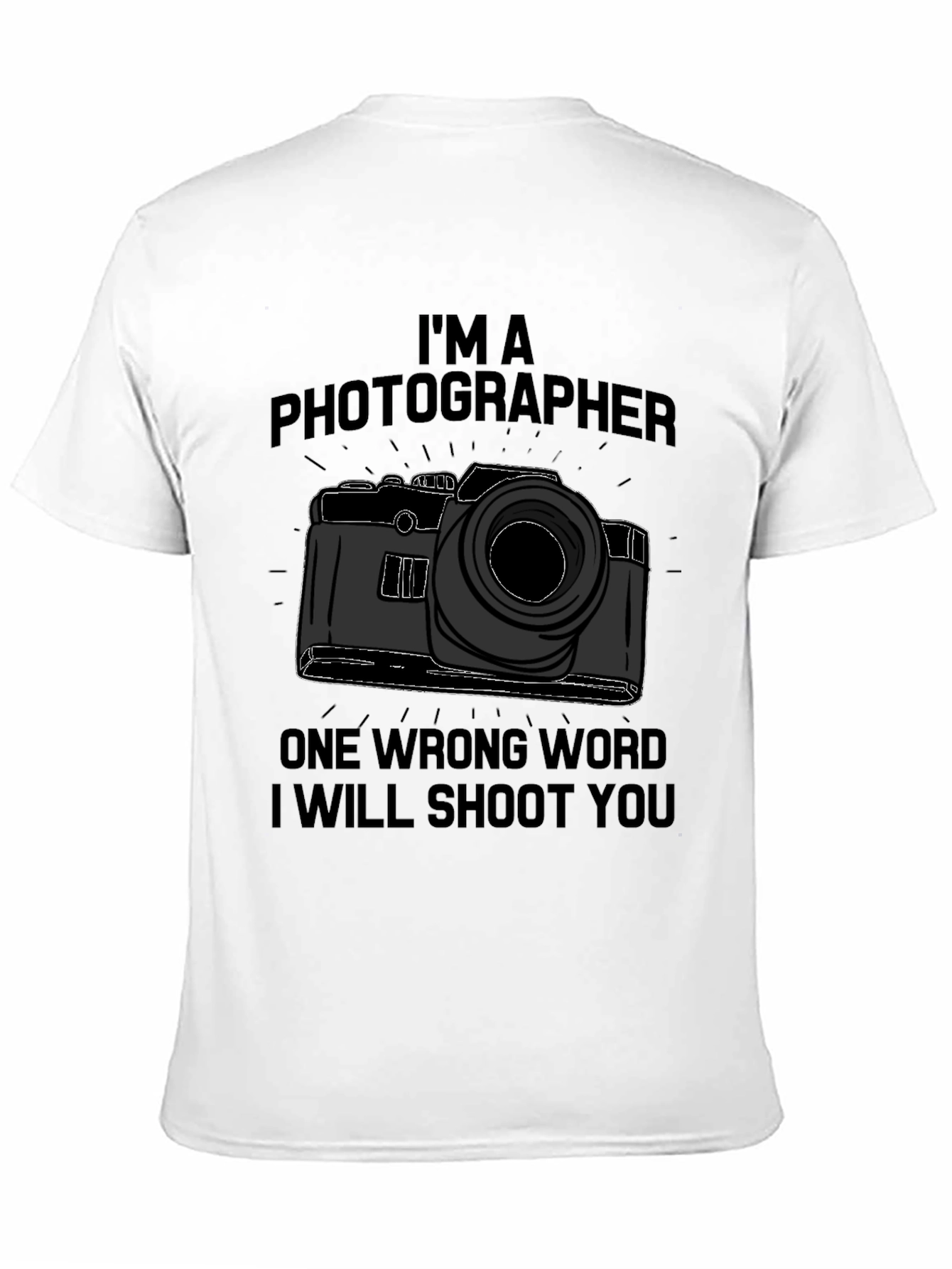 Photographer T-Shirt - Funny Camera Graphic Tee