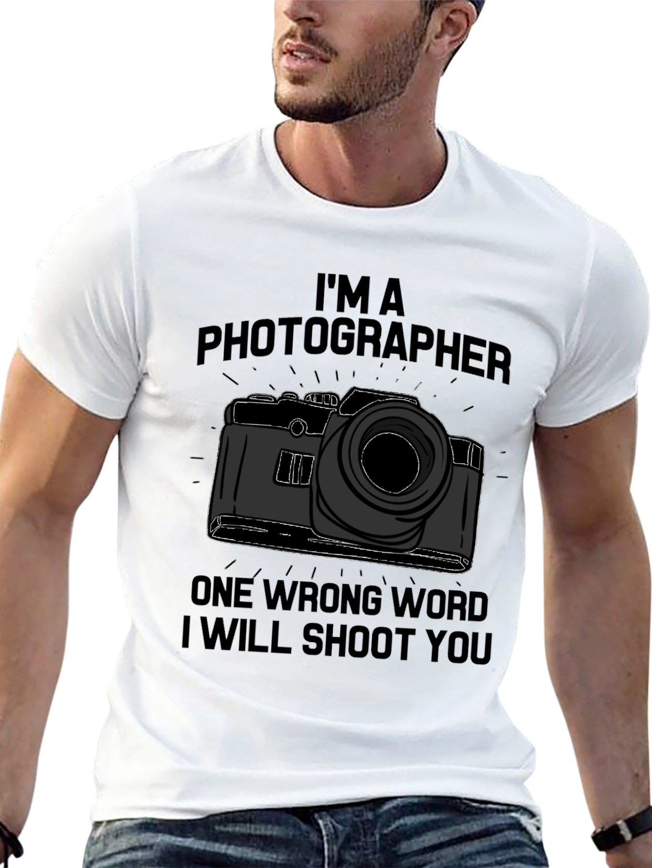 Photographer T-Shirt - Funny Camera Graphic Tee