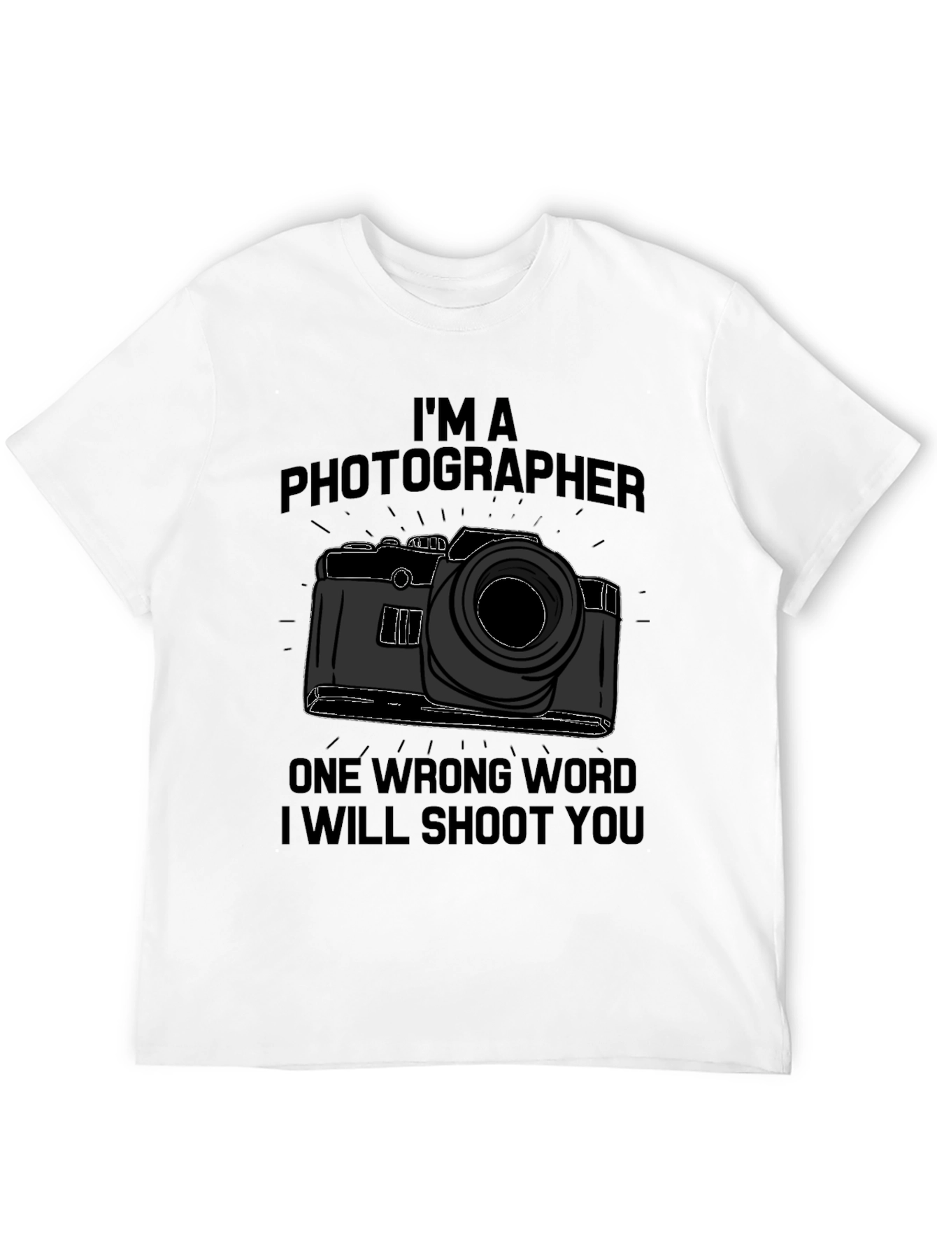 Photographer T-Shirt - Funny Camera Graphic Tee