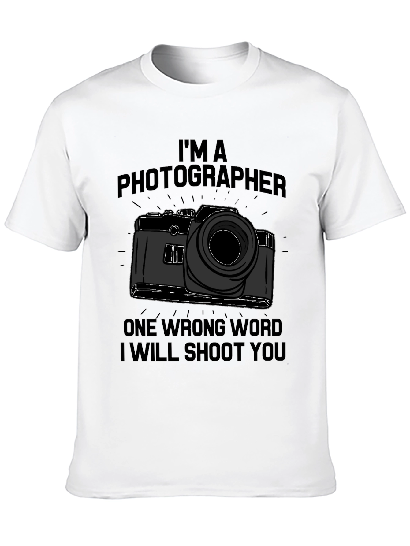 Photographer T-Shirt - Funny Camera Graphic Tee