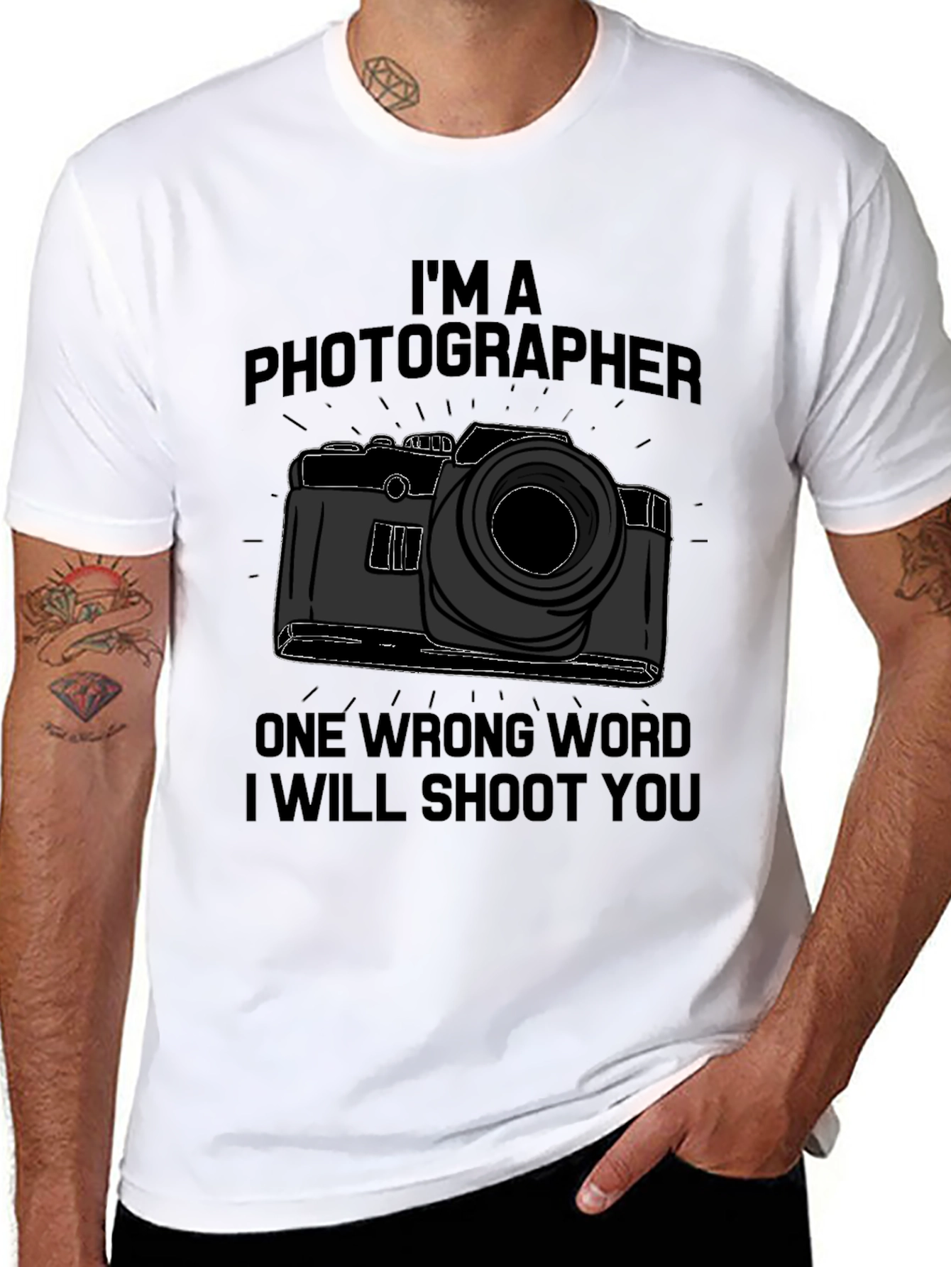 Photographer T-Shirt - Funny Camera Graphic Tee