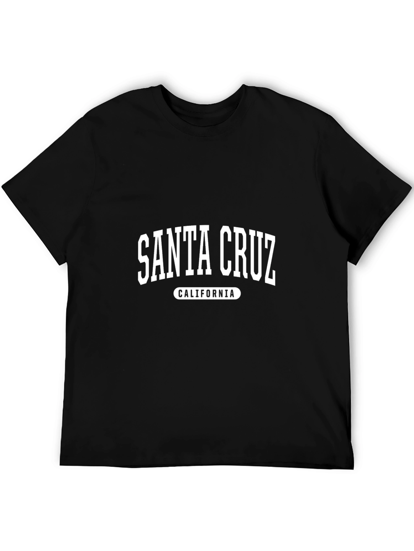 Santa Cruz California Graphic Tee - Black