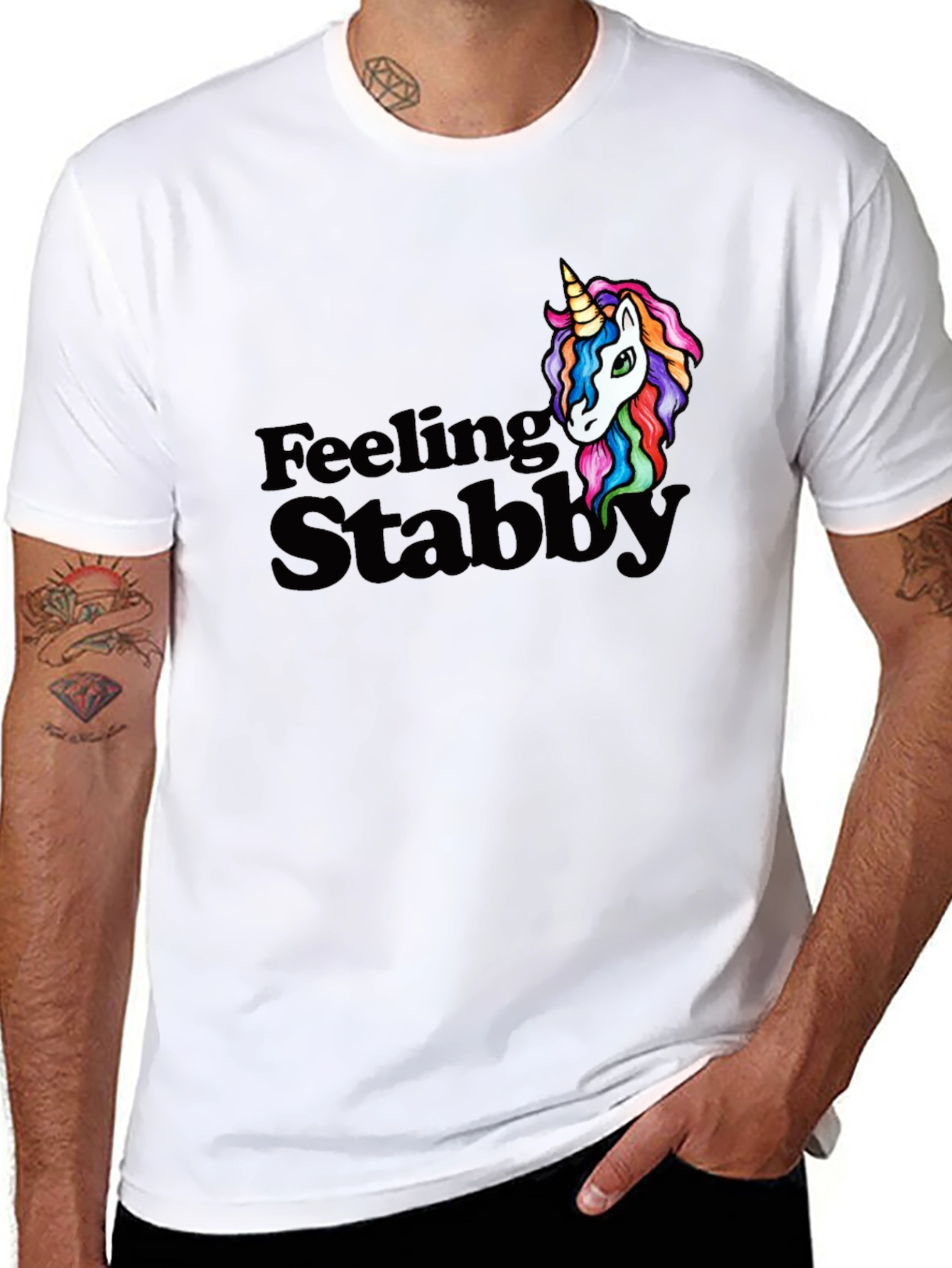Feeling Stabby Unicorn T-Shirt