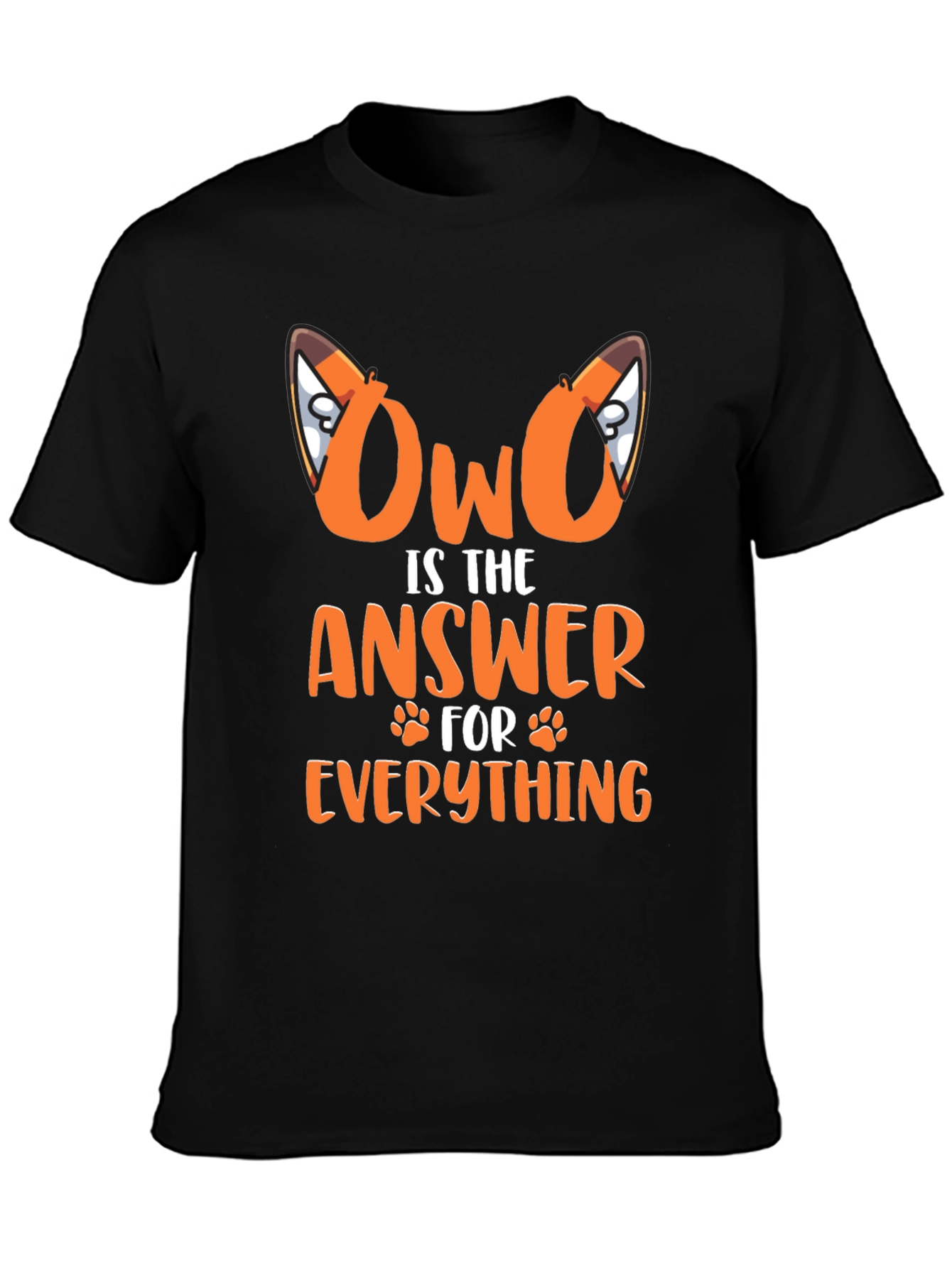 OwO is the Answer Graphic T-Shirt