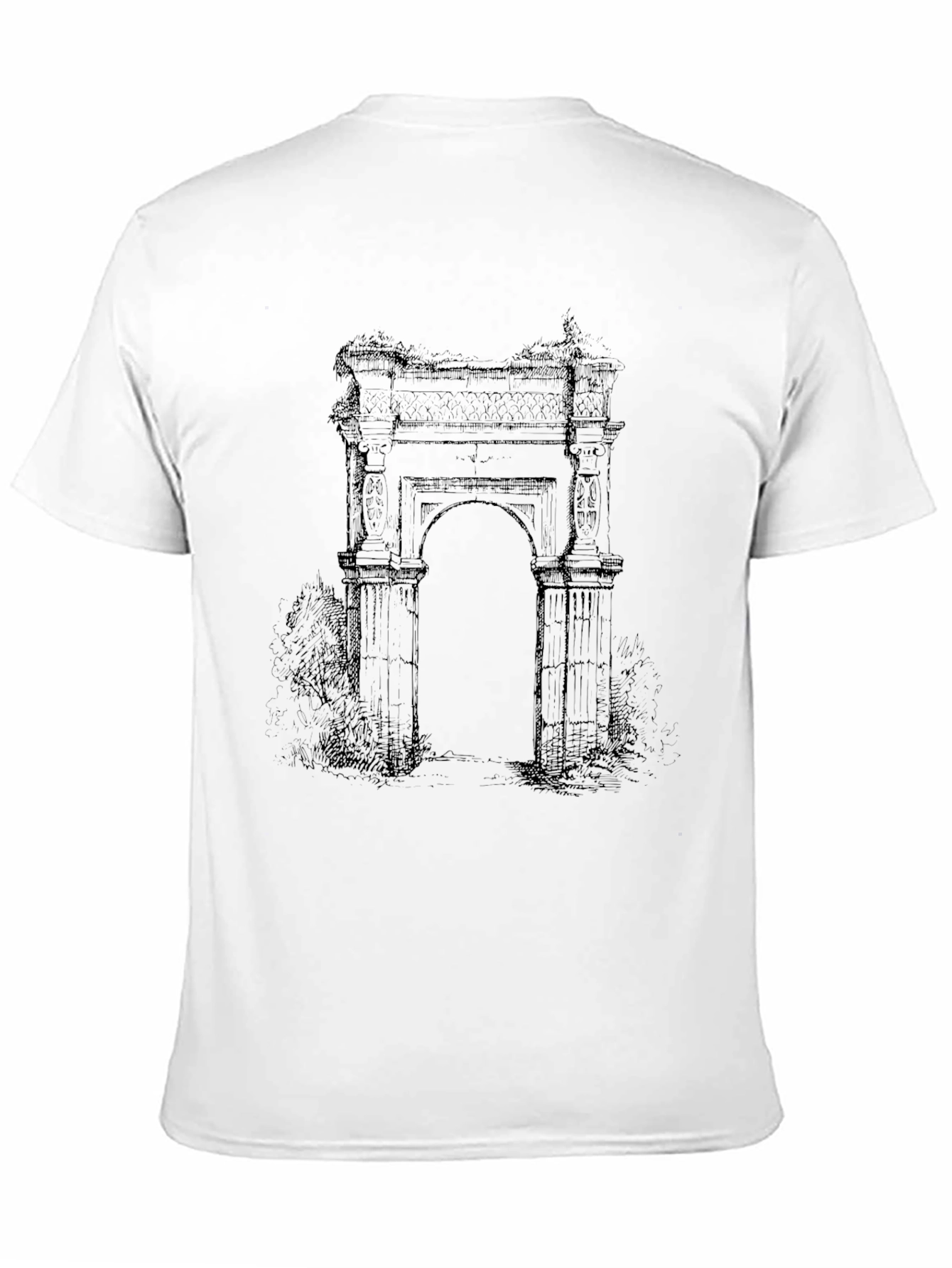 Architectural Arch Graphic Tee - Black