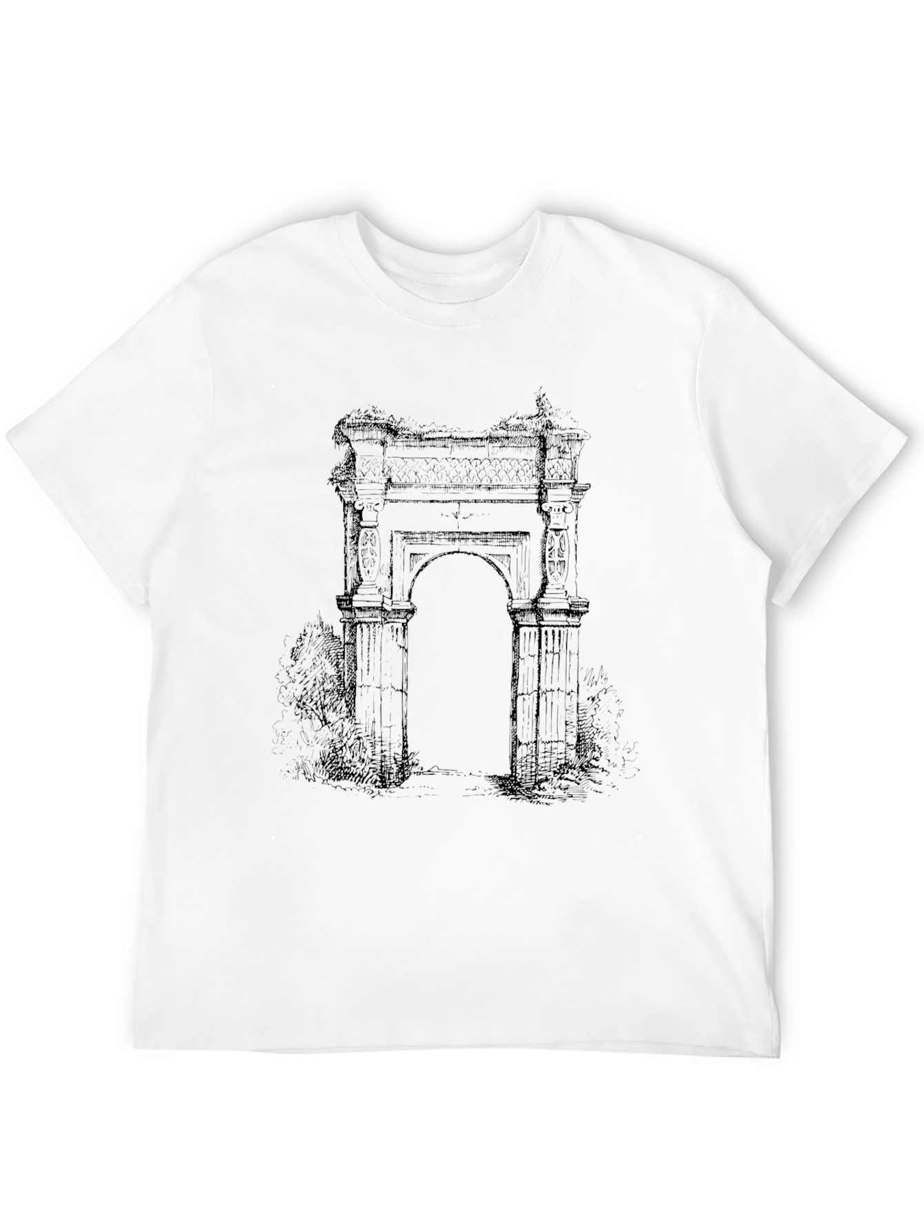 Architectural Arch Graphic Tee - Black