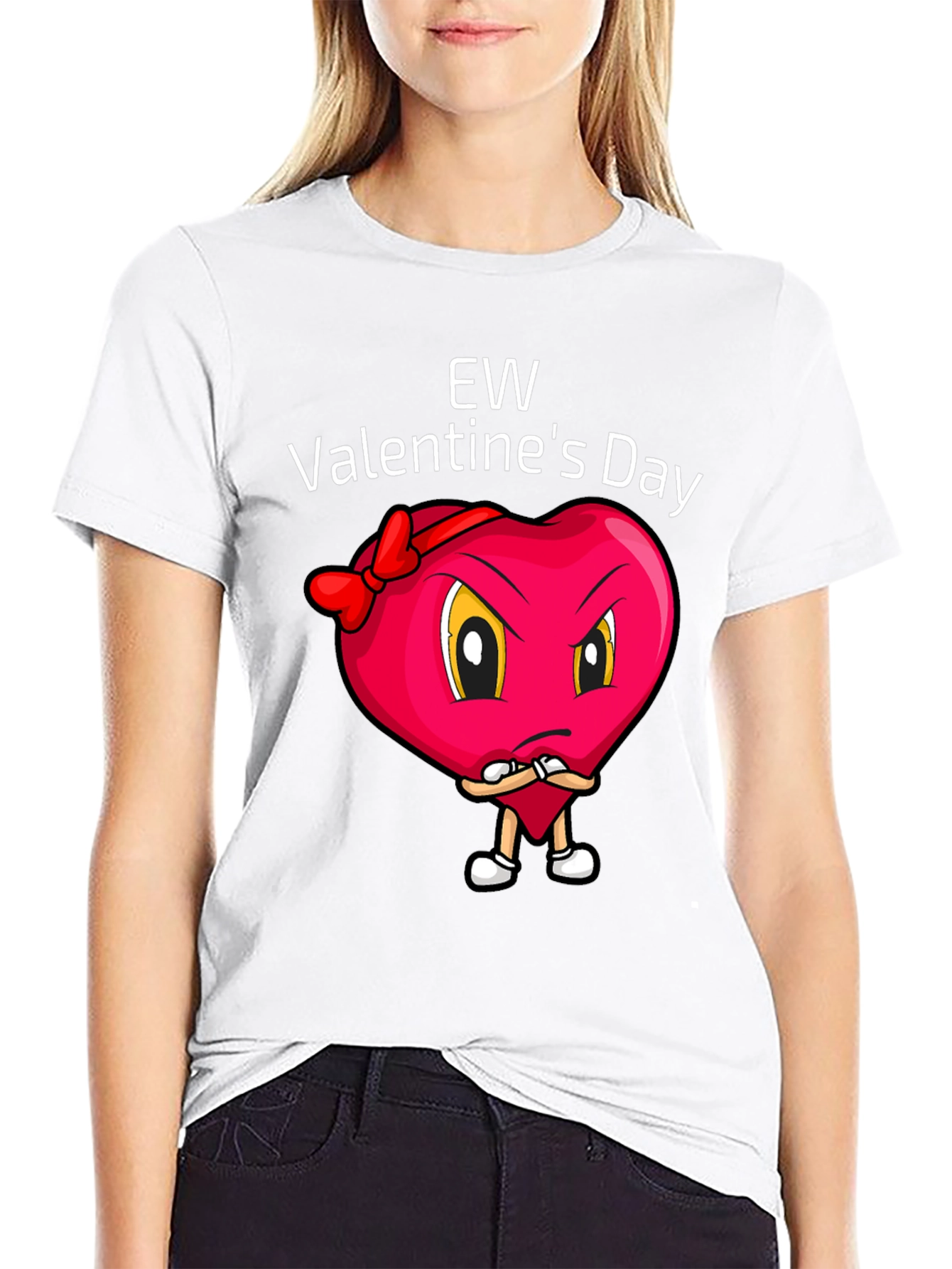 Ew Valentines Day Graphic T-Shirt