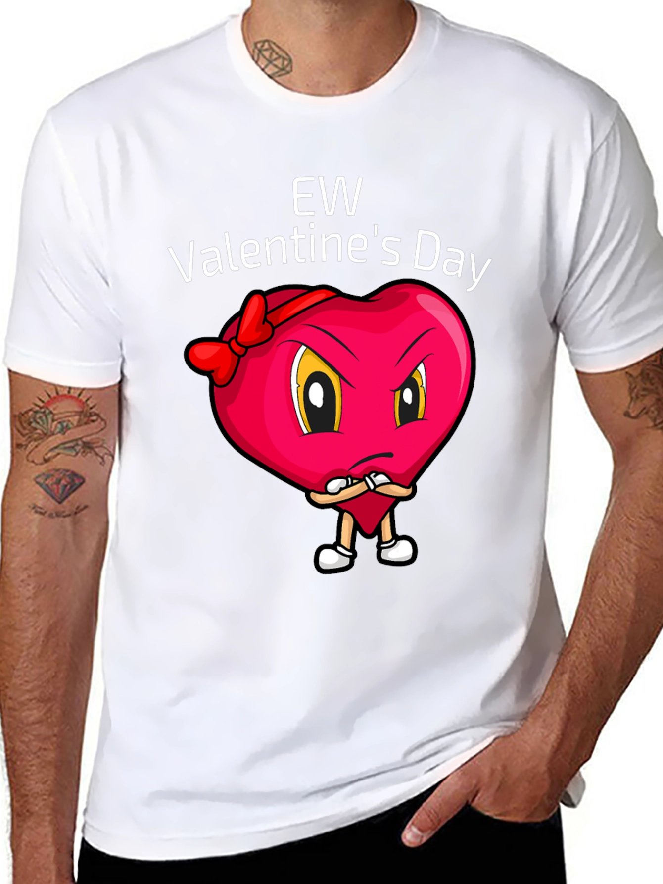 Ew Valentines Day Graphic T-Shirt