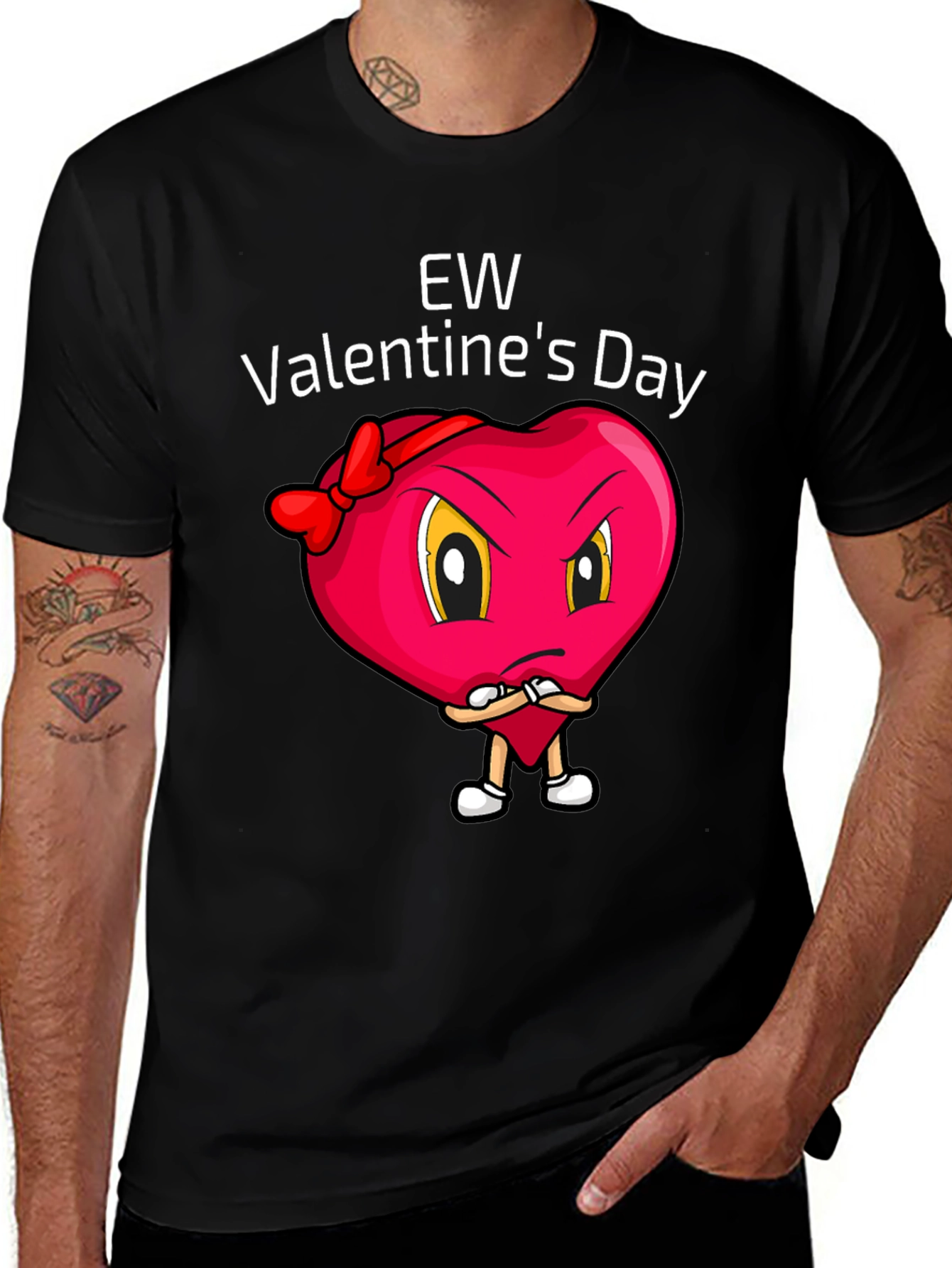Ew Valentines Day Graphic T-Shirt