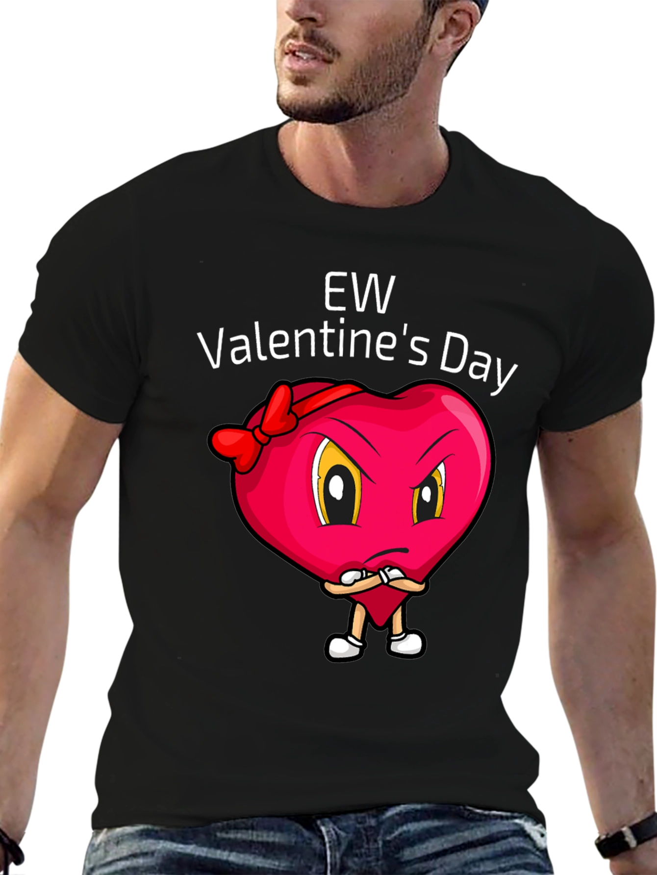 Ew Valentines Day Graphic T-Shirt