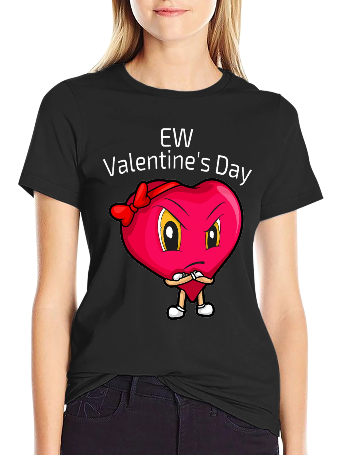 Ew Valentines Day Graphic T-Shirt