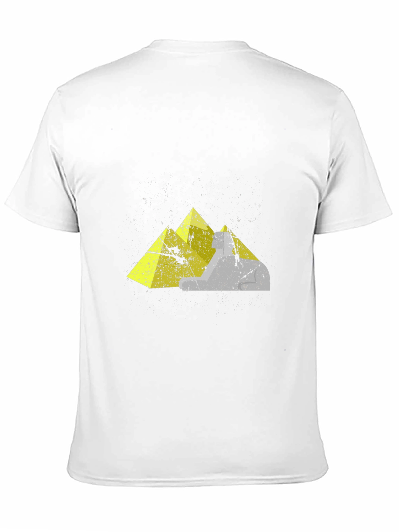 Geometric Mountain Graphic Tee - Black