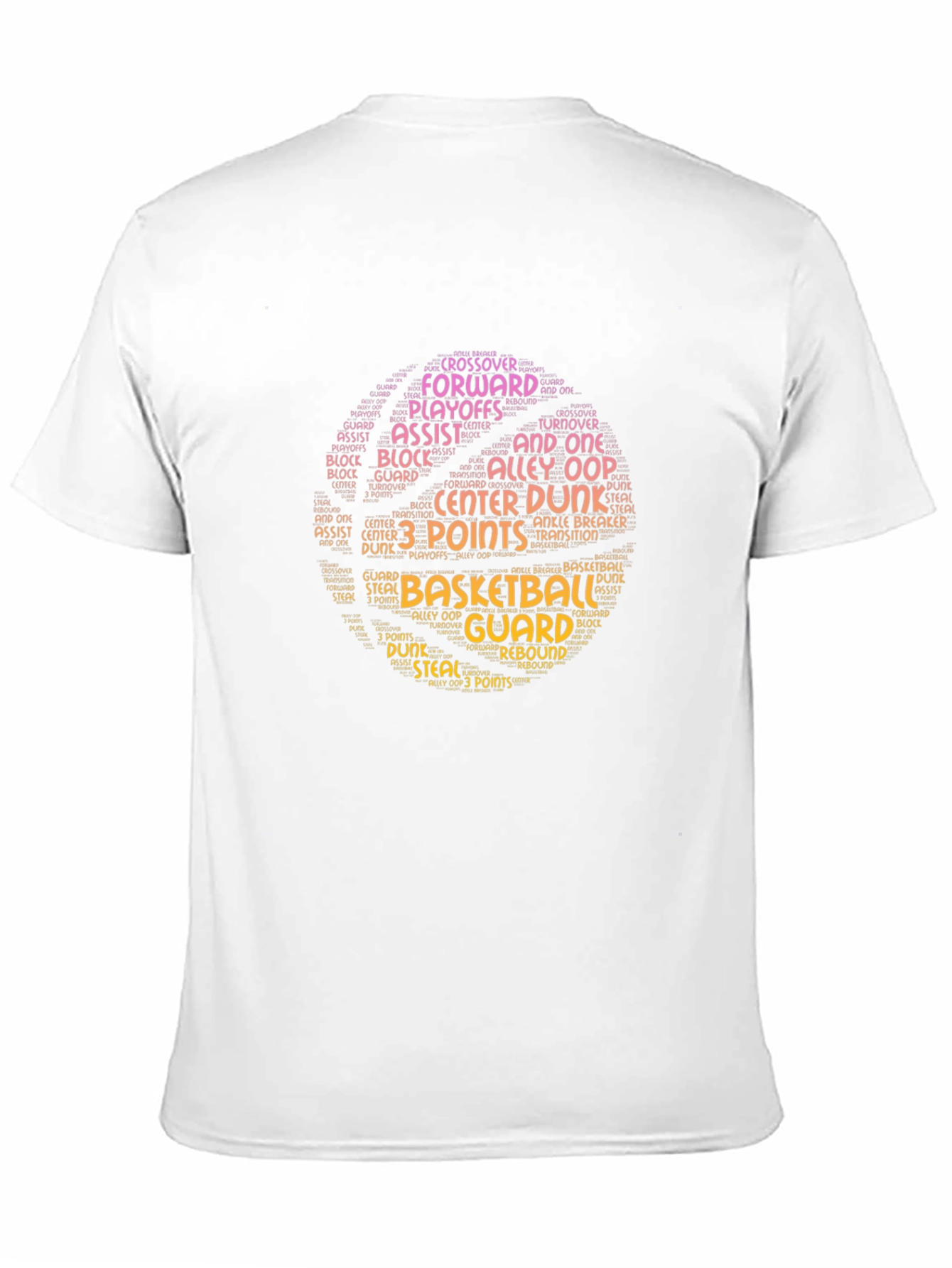 Basketball Word Art T-Shirt
