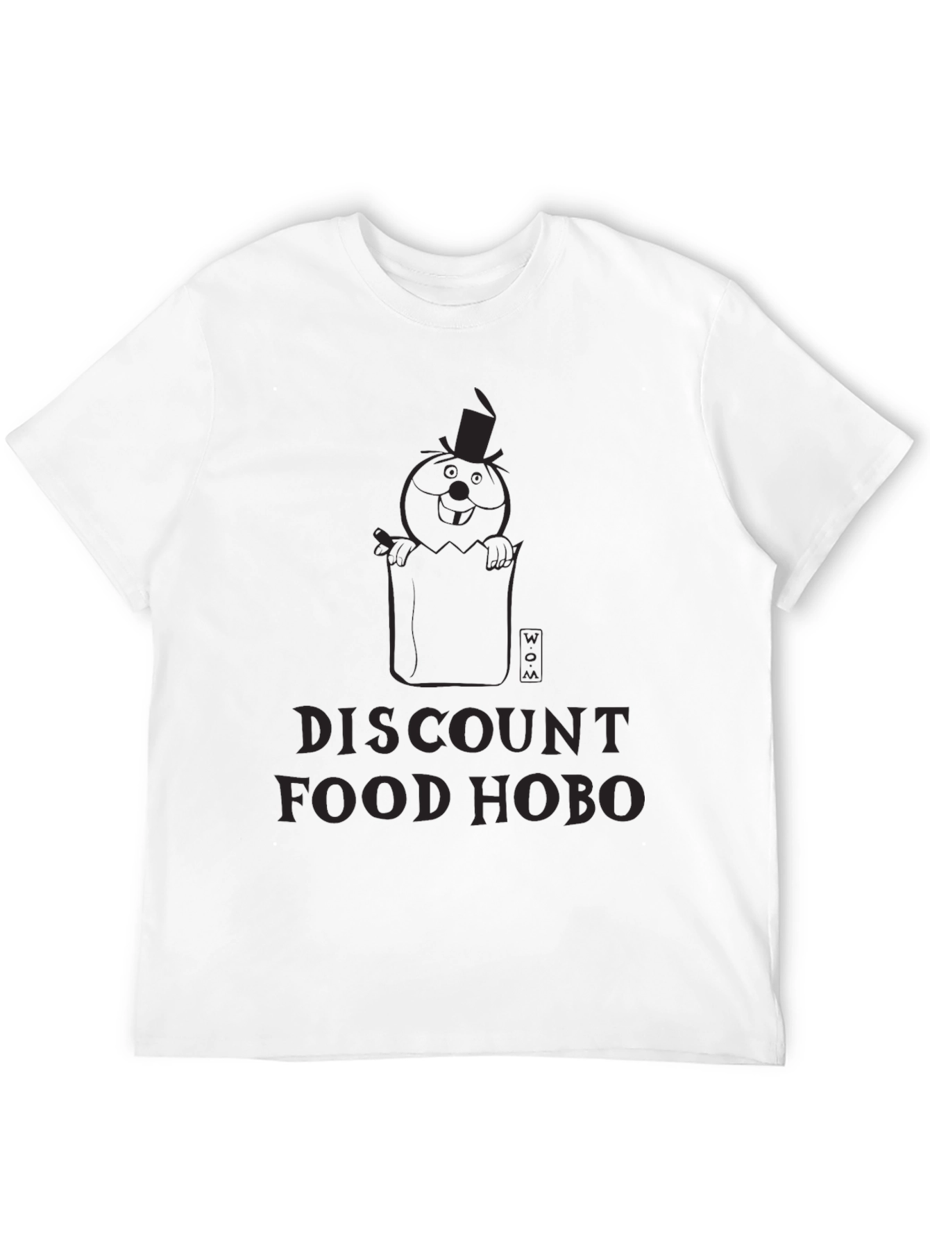 Discount Food Hobo Black T-Shirt