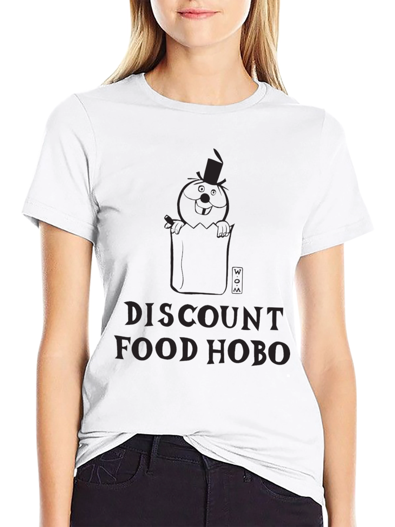 Discount Food Hobo Black T-Shirt