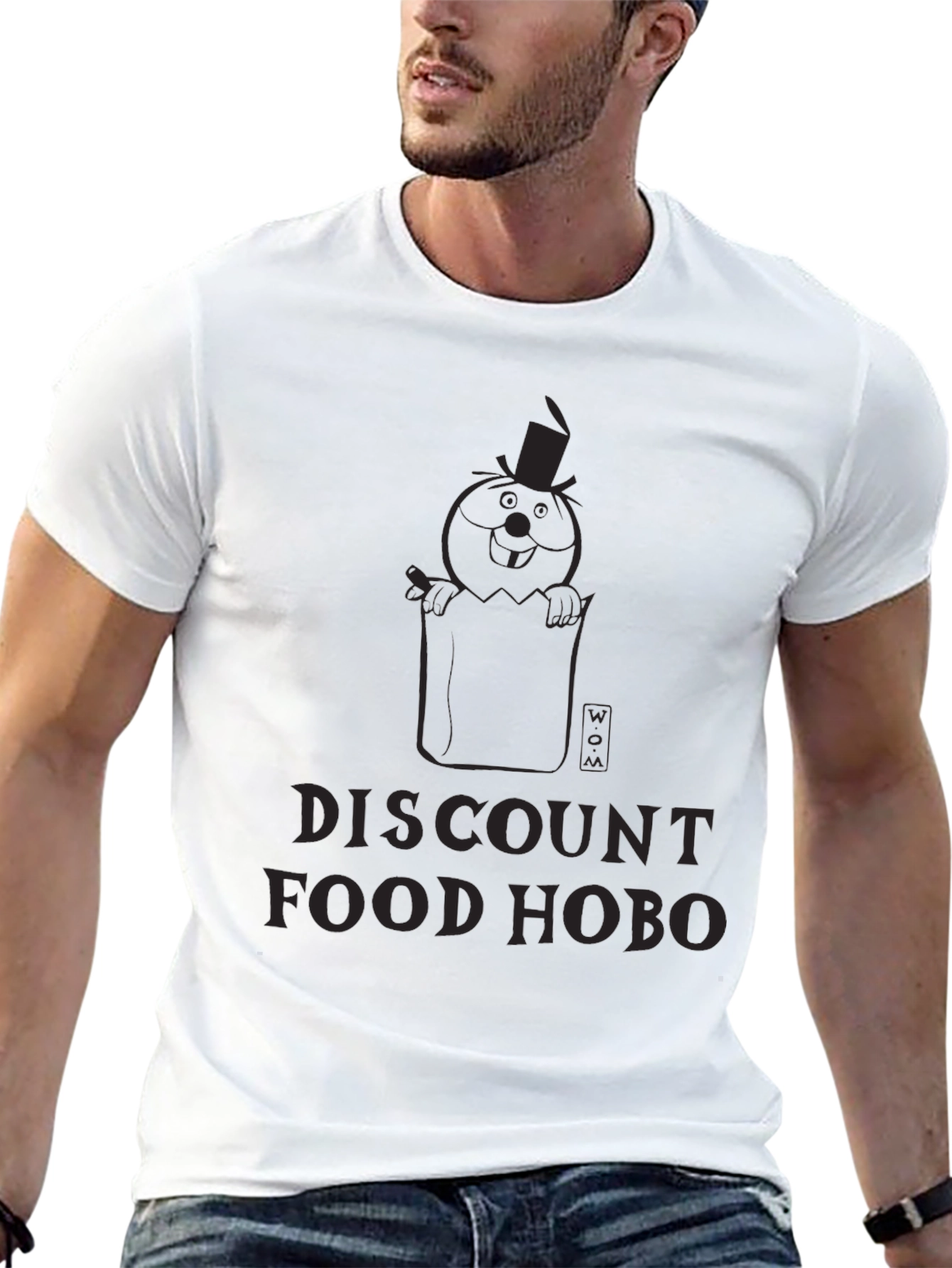Discount Food Hobo Black T-Shirt