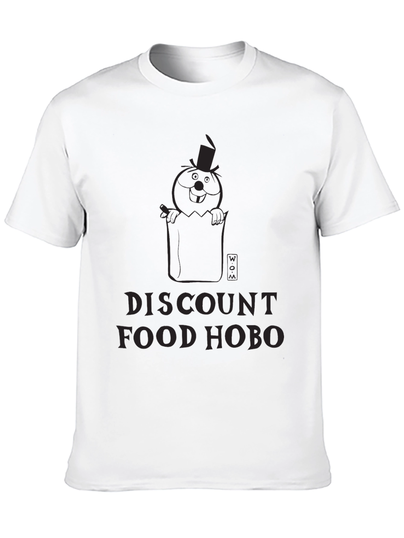 Discount Food Hobo Black T-Shirt