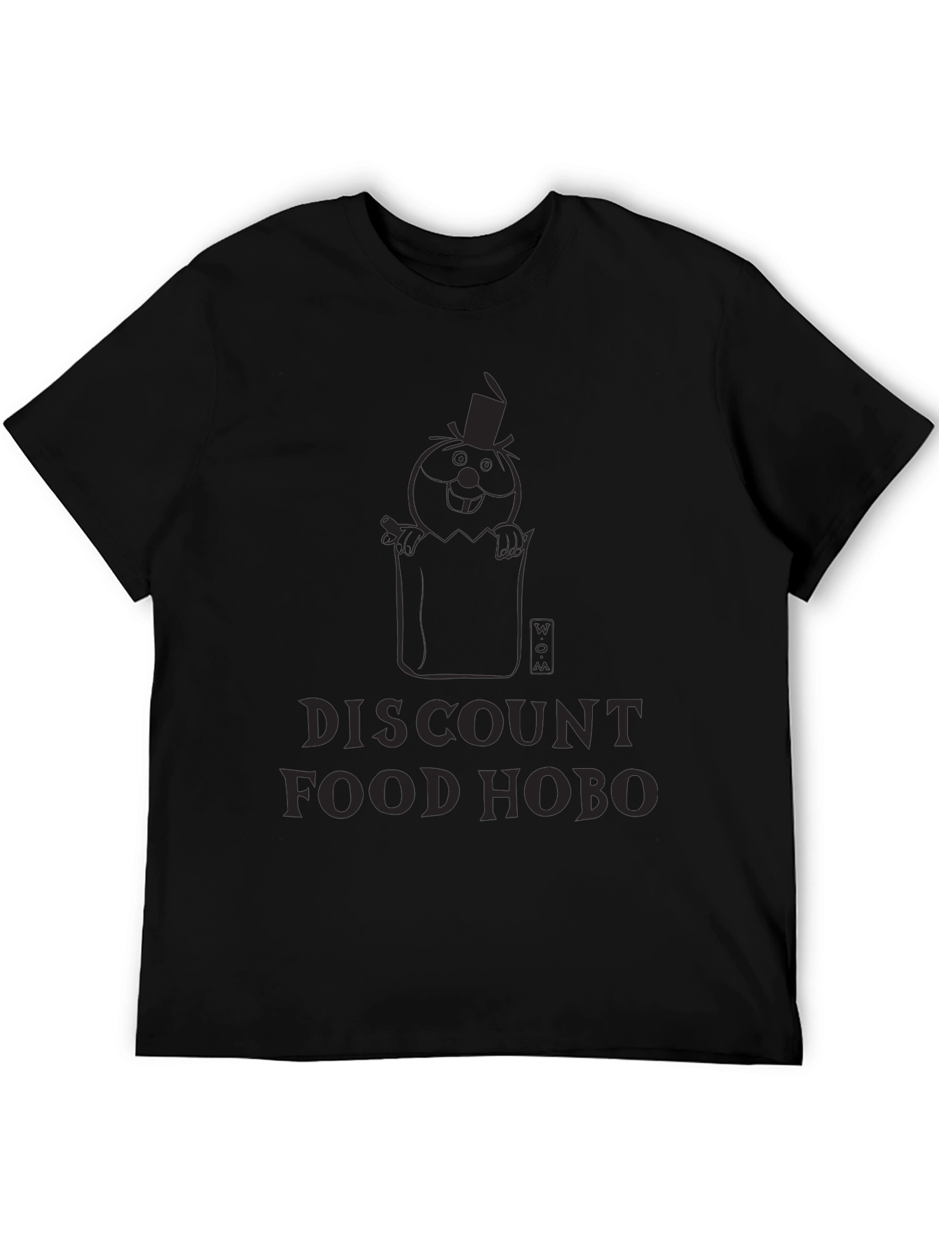 Discount Food Hobo Black T-Shirt