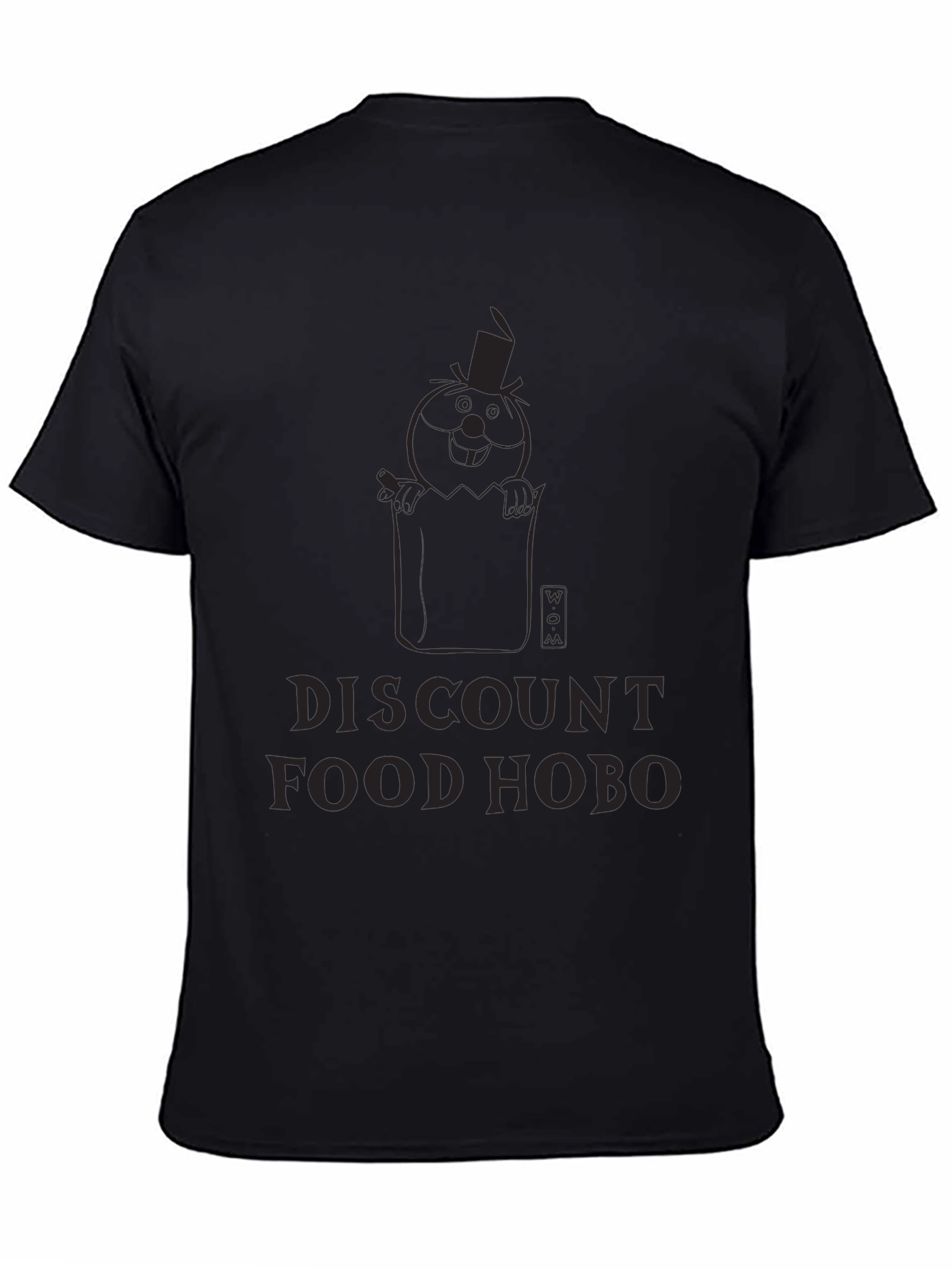 Discount Food Hobo Black T-Shirt