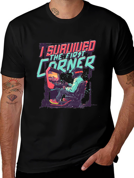 I Survived the First Corner Gaming Tee