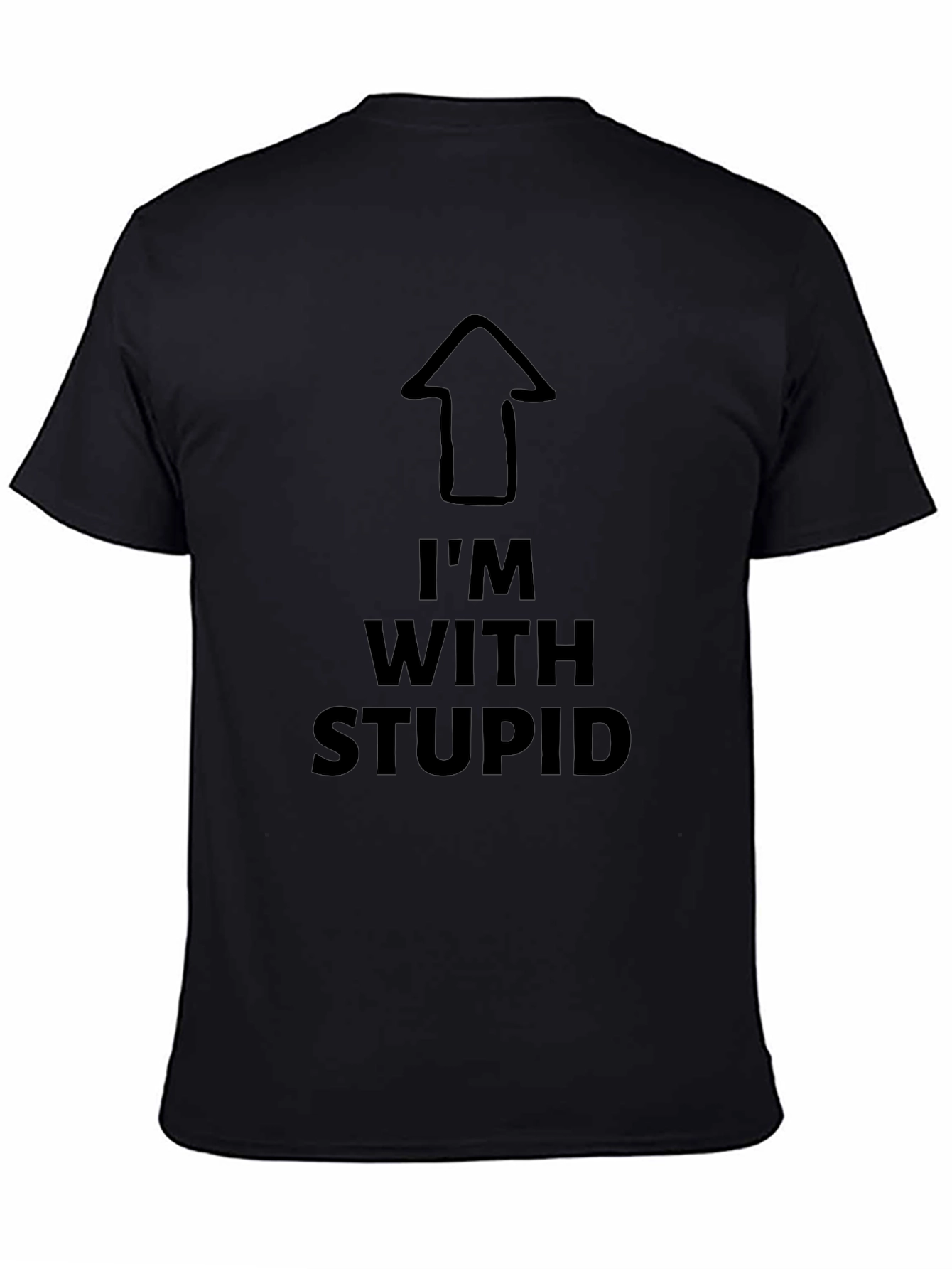 Im With Stupid Tee - Funny Graphic T-Shirt