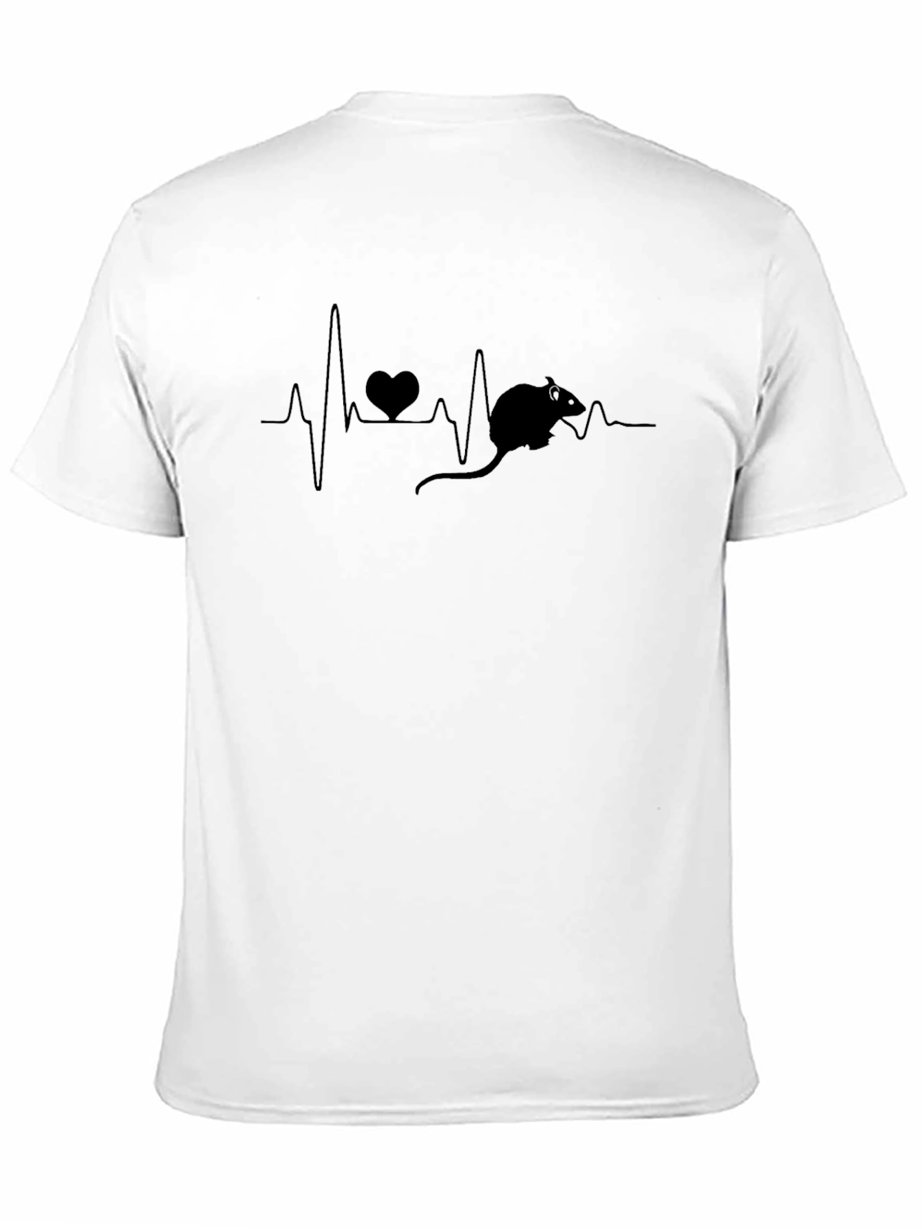 Rat Heartbeat T-Shirt - Unique Pet Lover Design