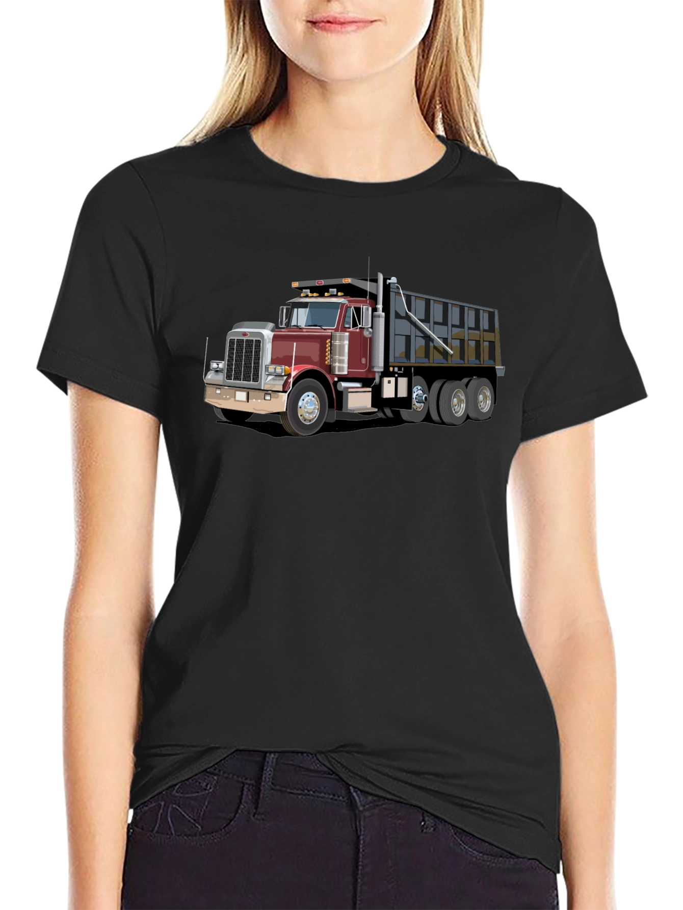 Dump Truck Graphic Tee - Heavy Duty Style