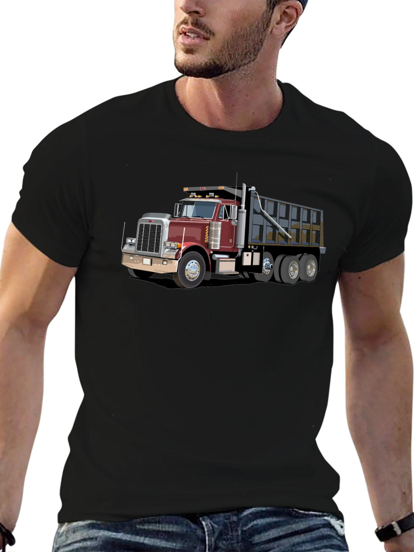 Dump Truck Graphic Tee - Heavy Duty Style