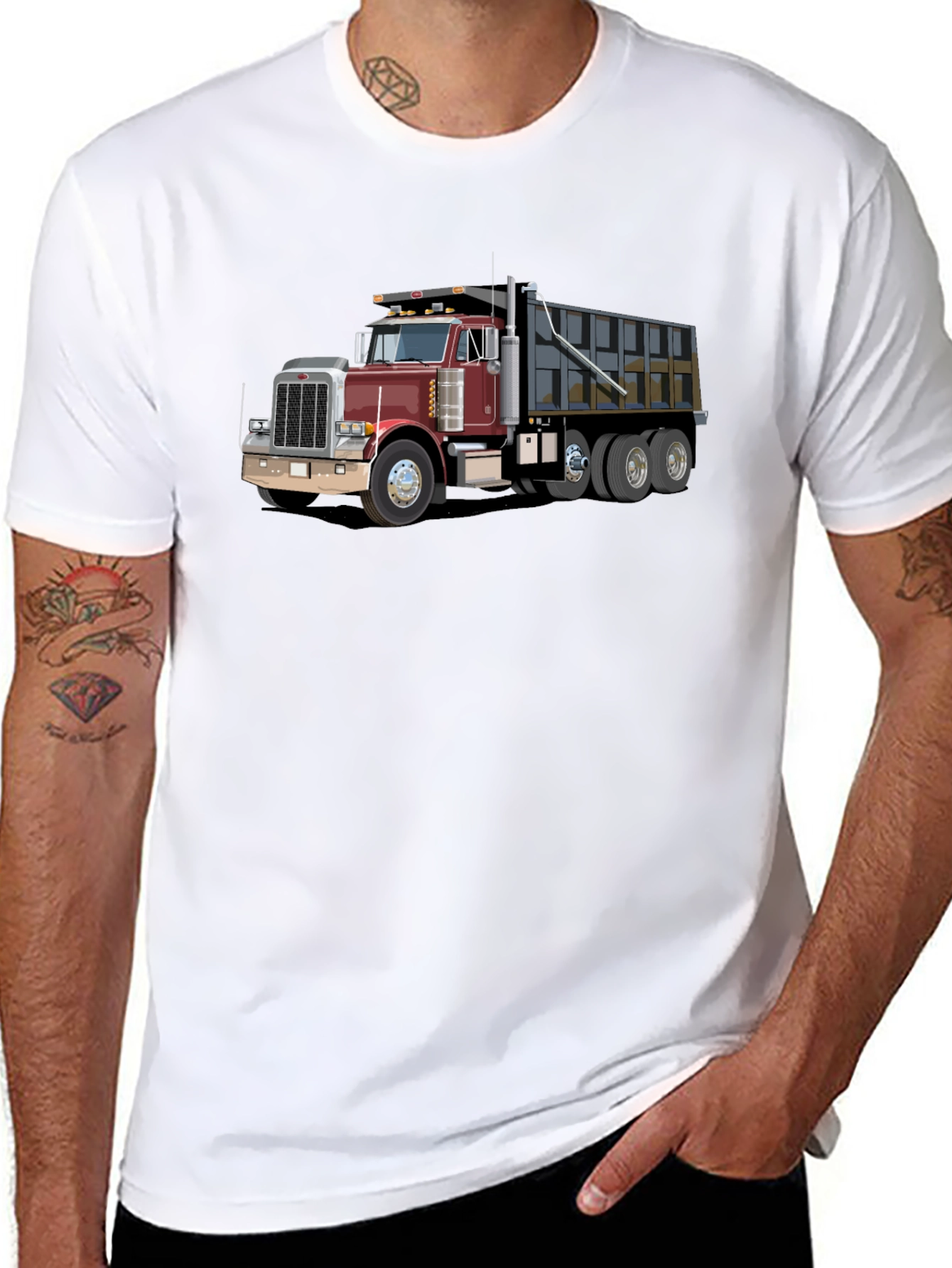 Dump Truck Graphic Tee - Heavy Duty Style
