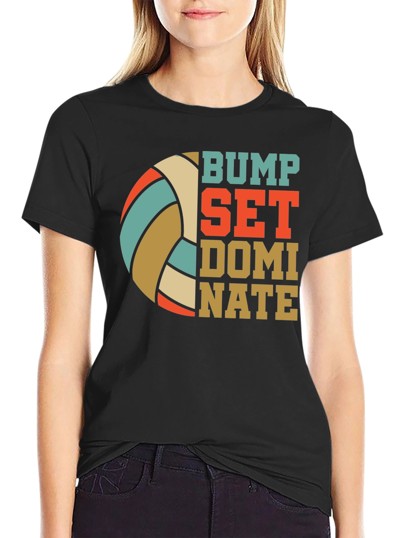 Bump Set Dominate T-Shirt Volleyball Tee