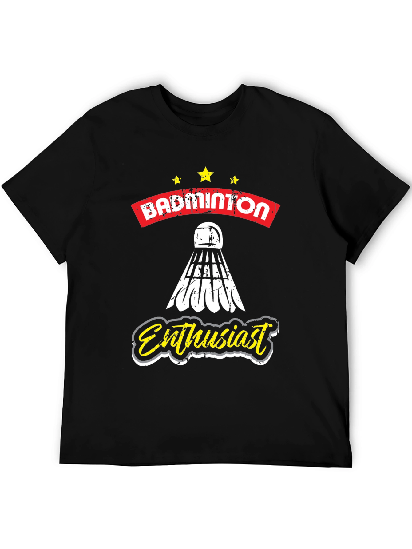 Badminton Enthusiast Graphic Tee - Unisex