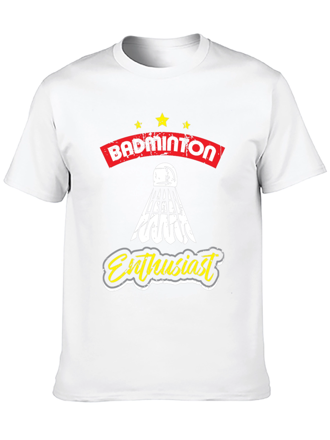 Badminton Enthusiast Graphic Tee - Unisex