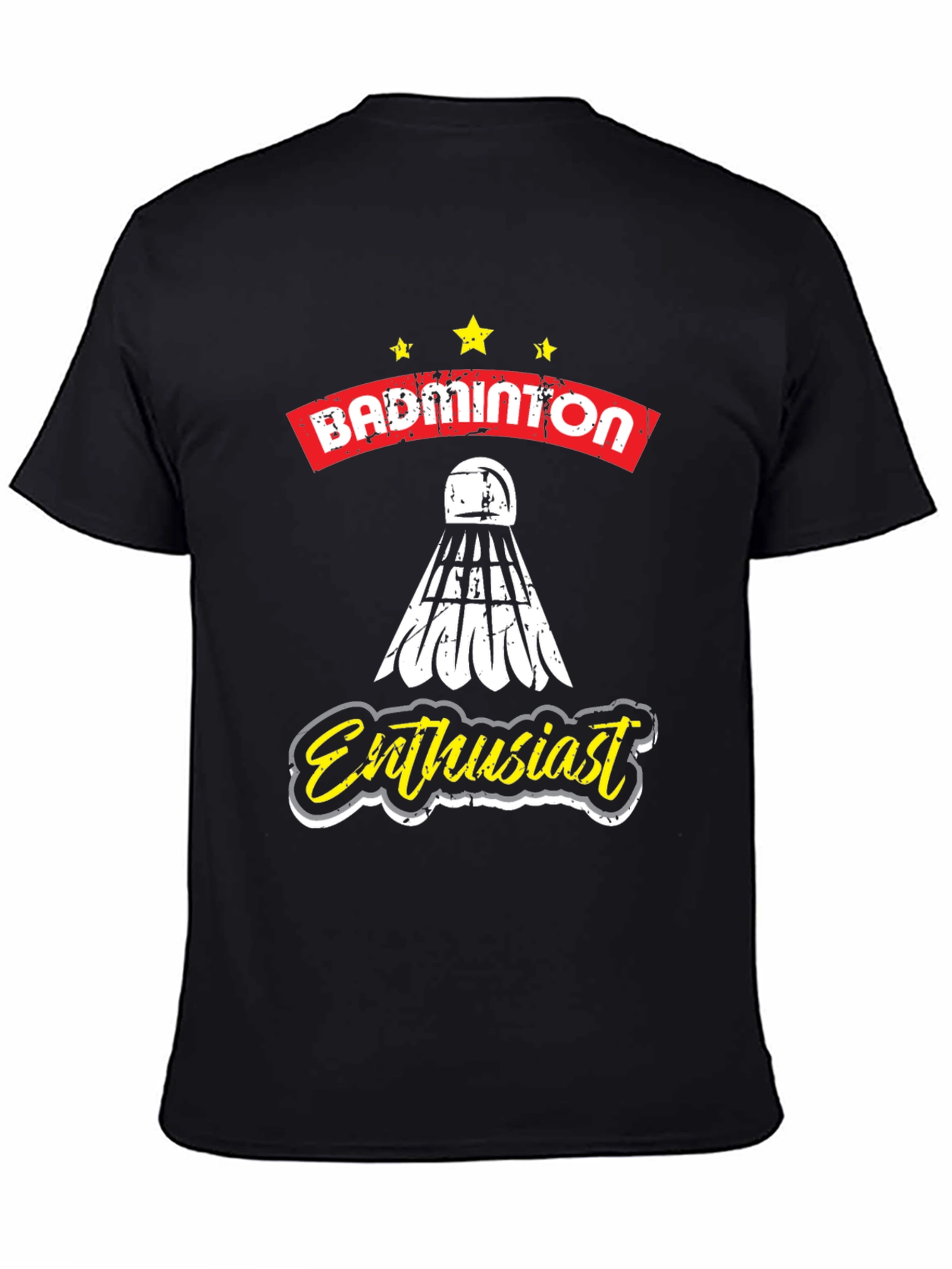 Badminton Enthusiast Graphic Tee - Unisex