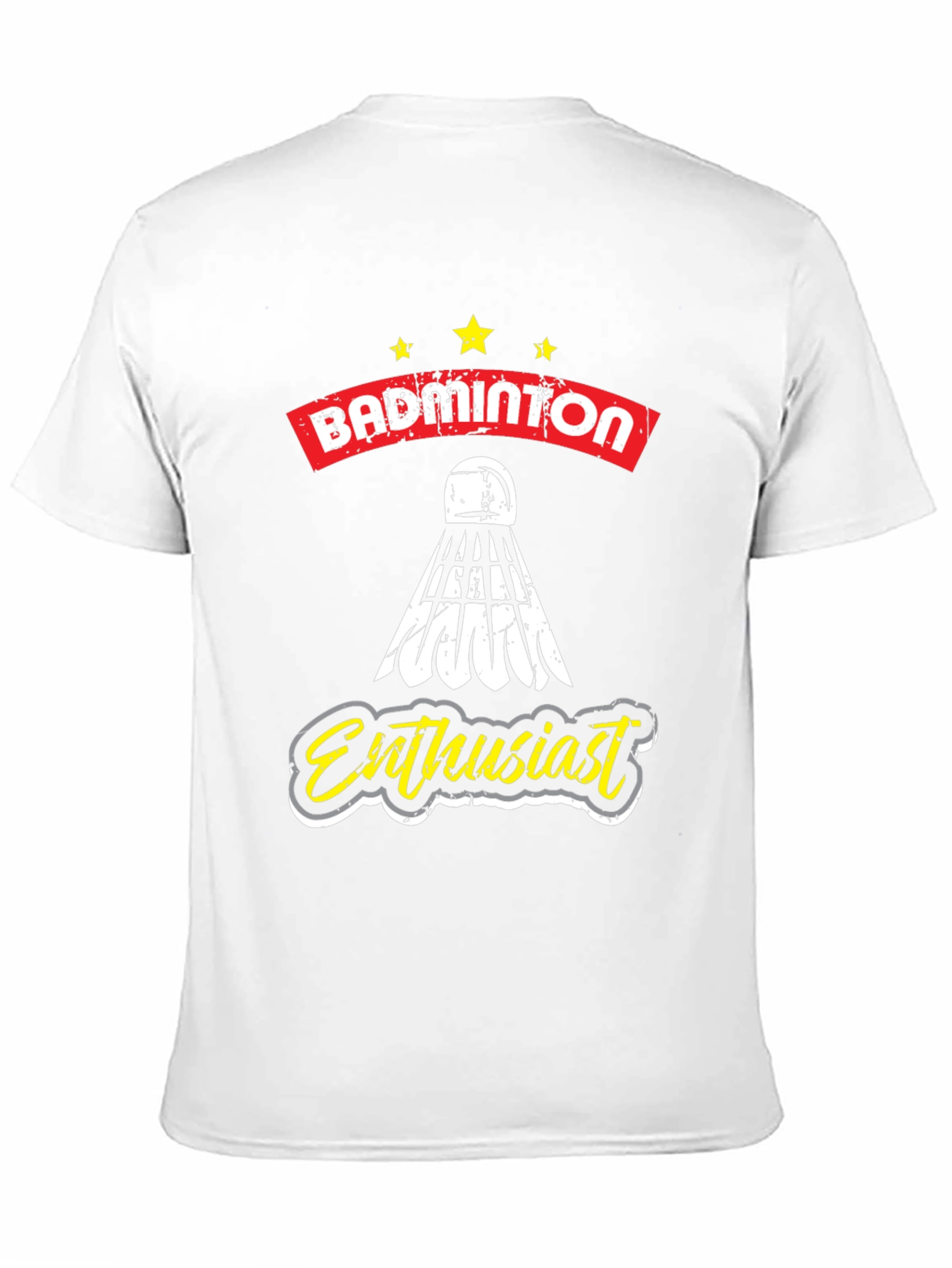 Badminton Enthusiast Graphic Tee - Unisex