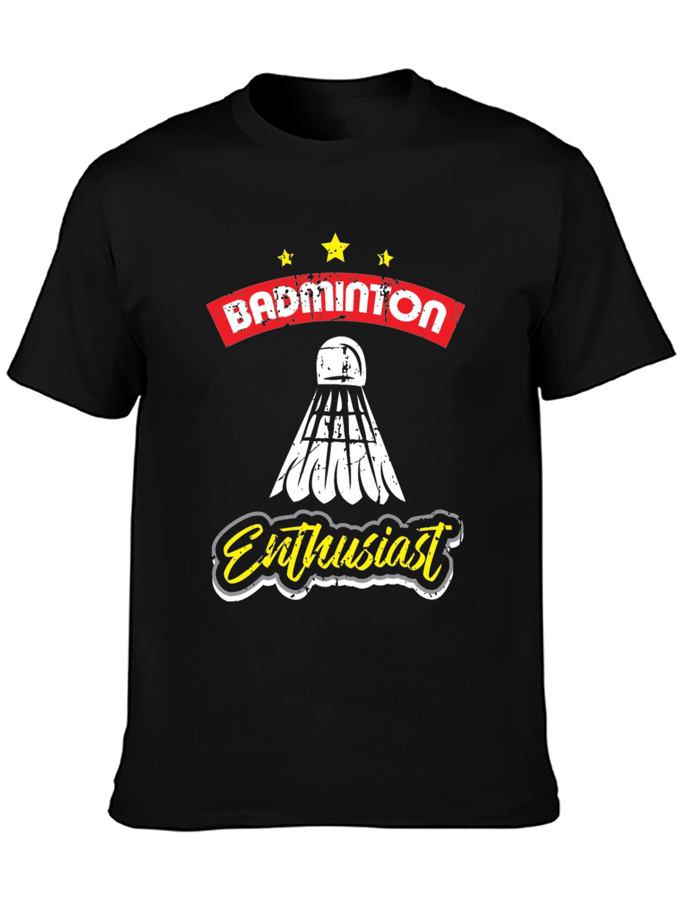 Badminton Enthusiast Graphic Tee - Unisex