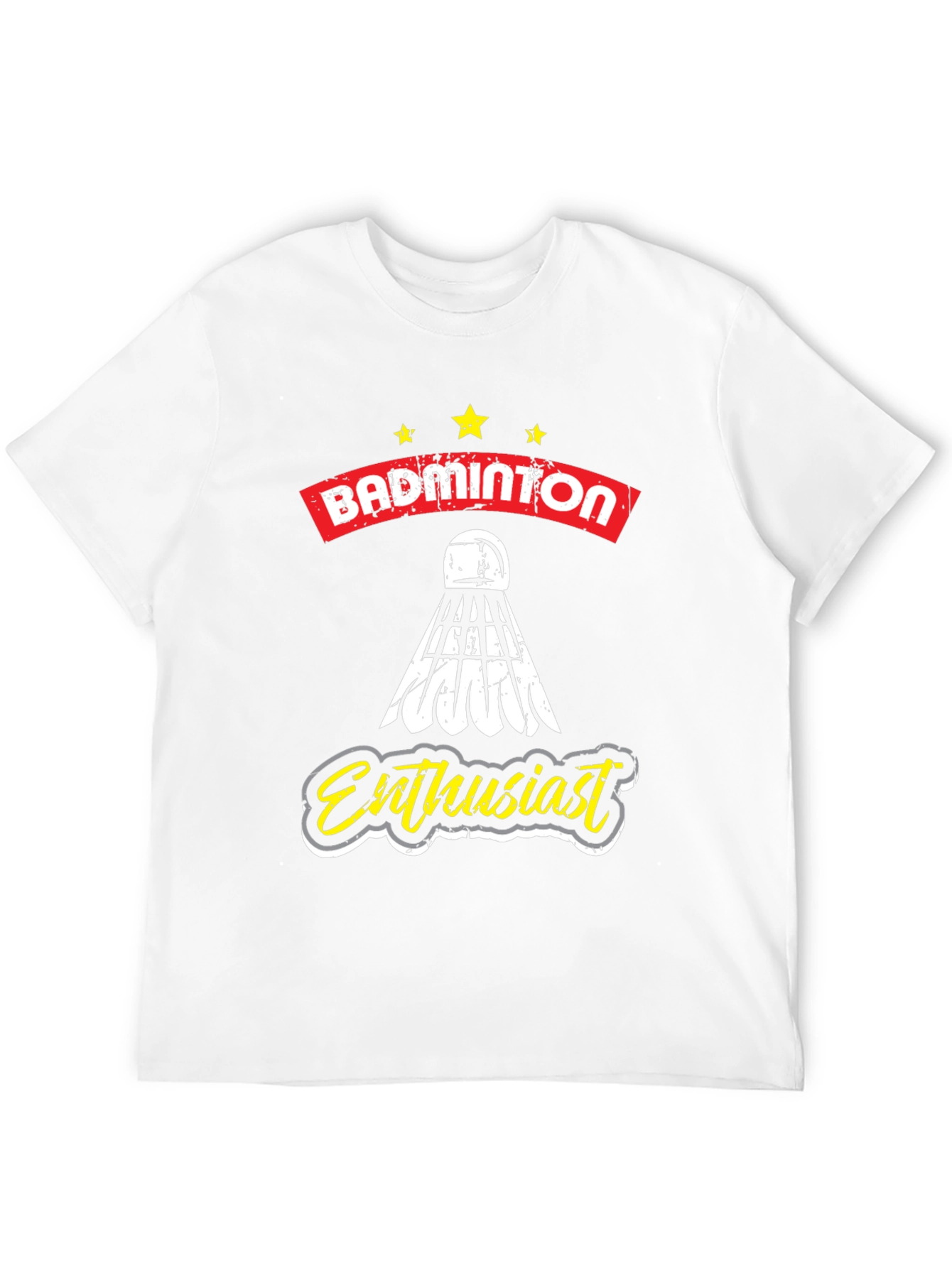 Badminton Enthusiast Graphic Tee - Unisex