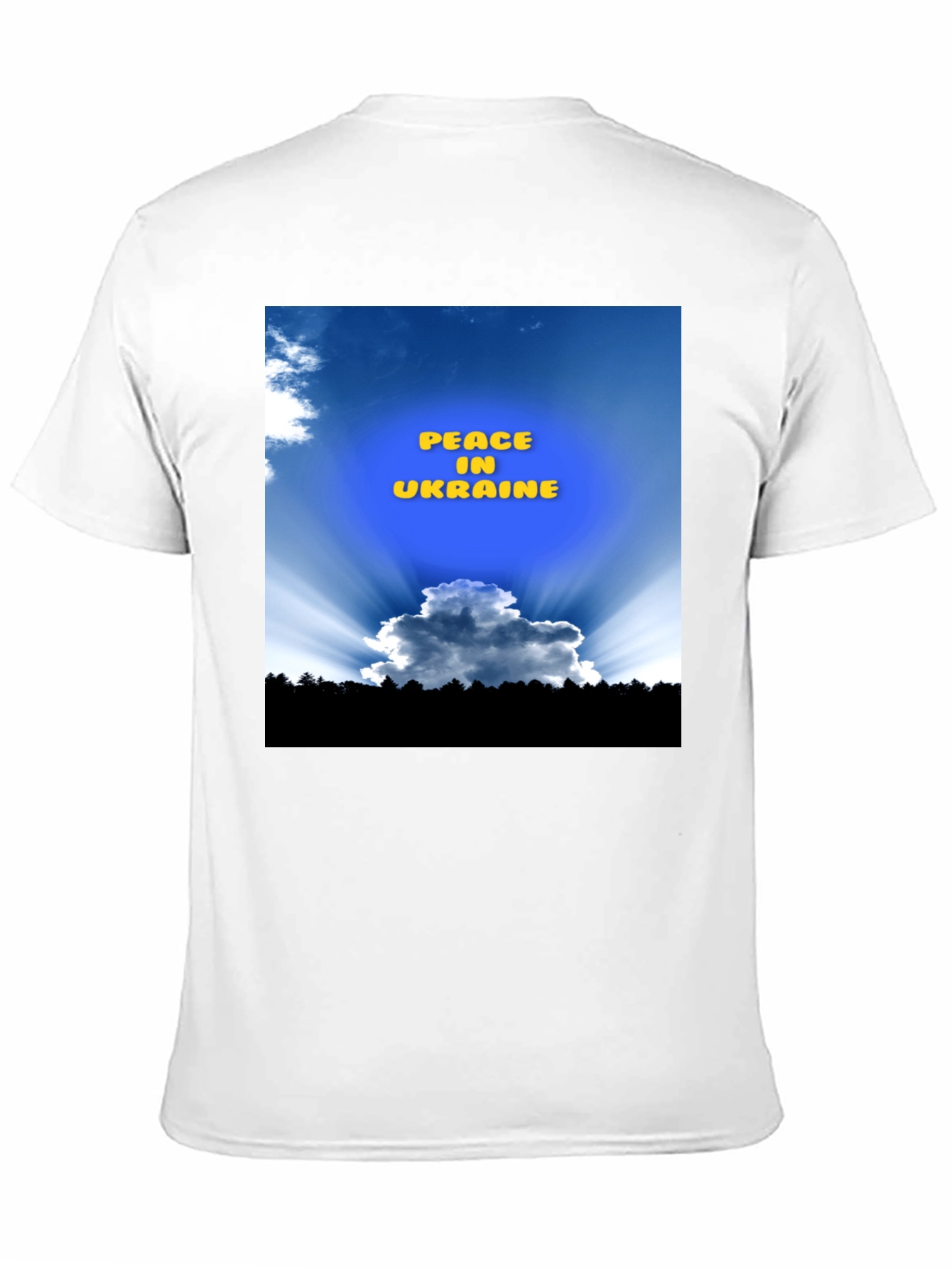 Peace in Ukraine Black T-Shirt