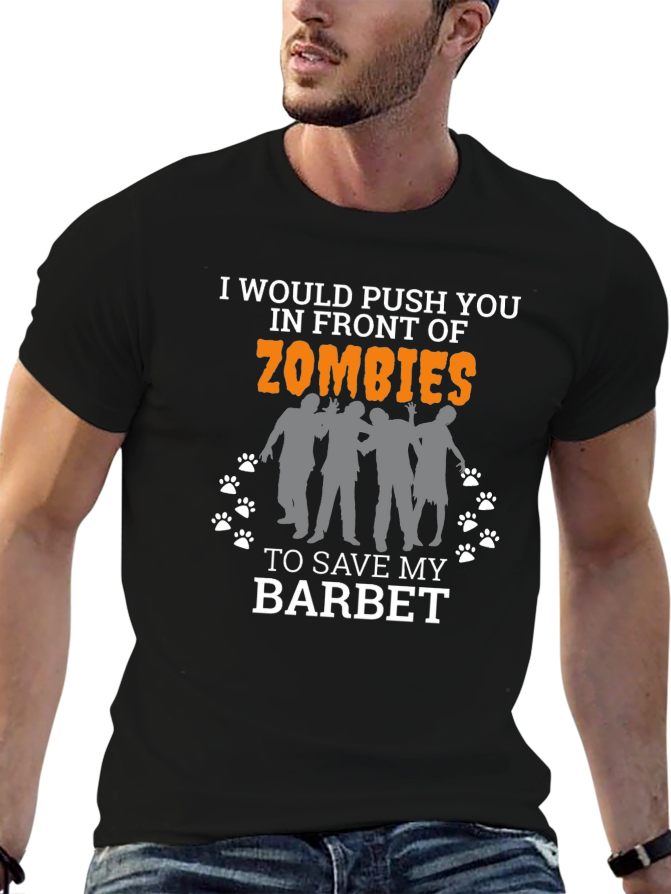 Funny Barbet Zombie T-Shirt