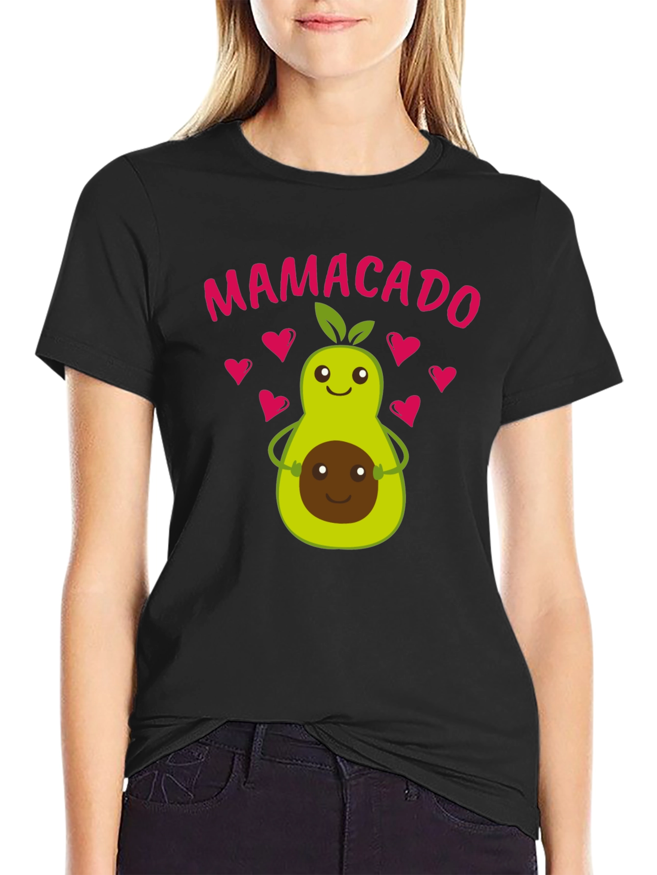 Mamacado Avocado Graphic Tee - Cute Mothers Day Gift